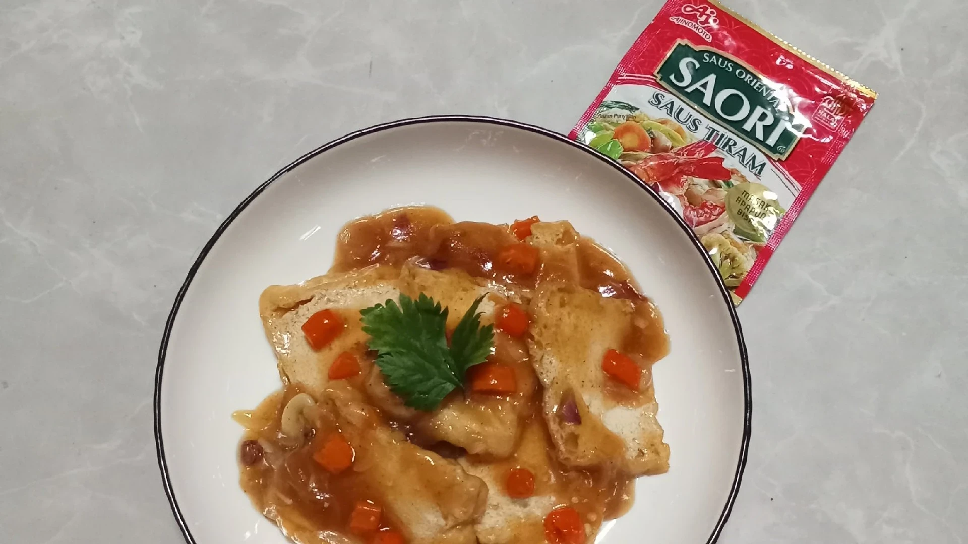 Tahu Saus Tiram Ala Saori