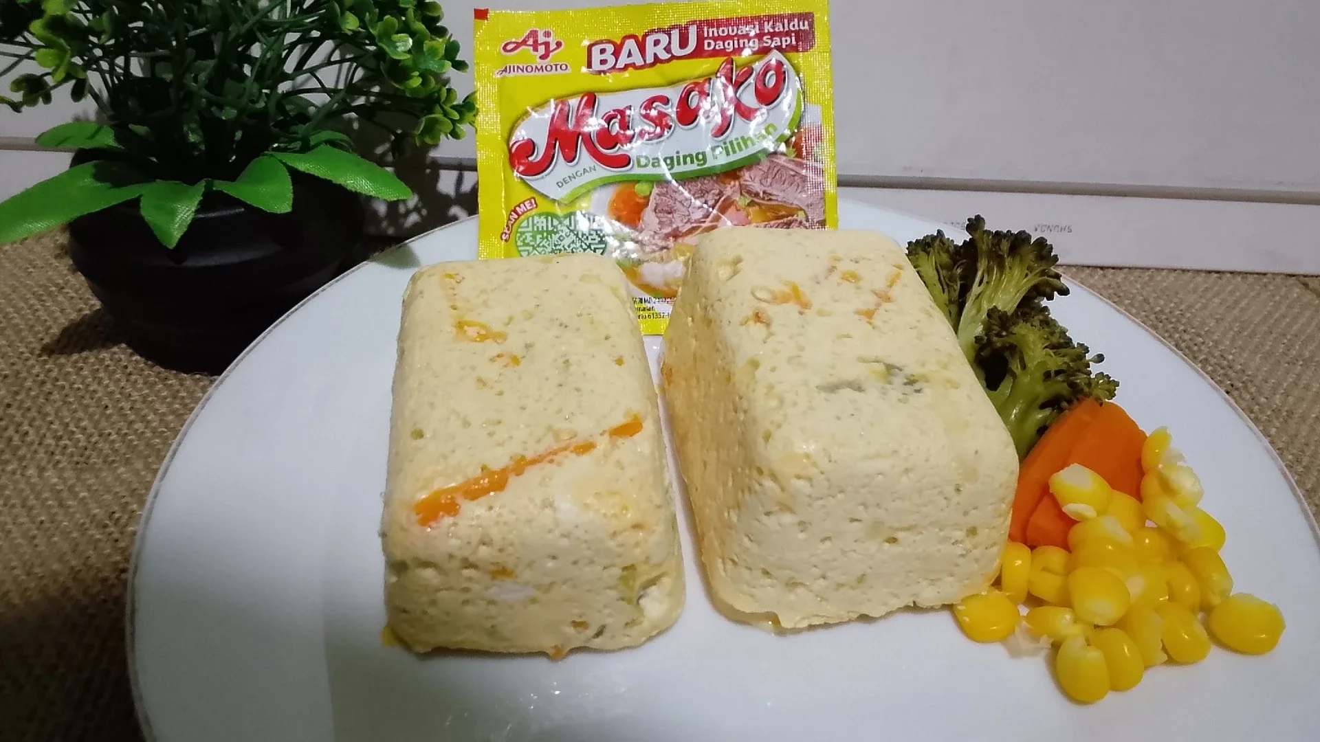 Tahu telur kukus ala masako