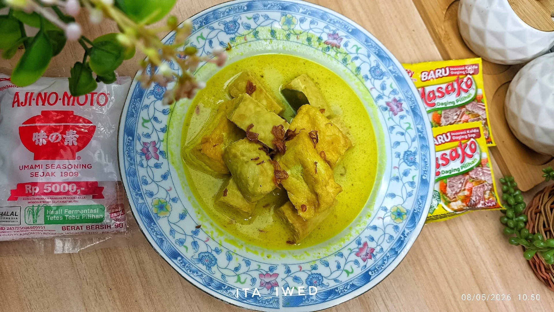 Tahu Tempe Bumbu Kuning