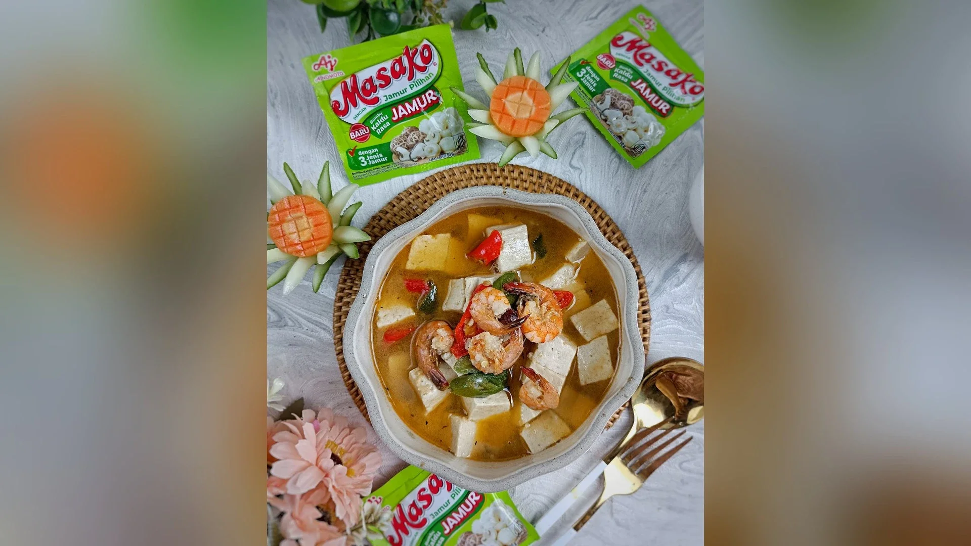 Tahu Udang pedas