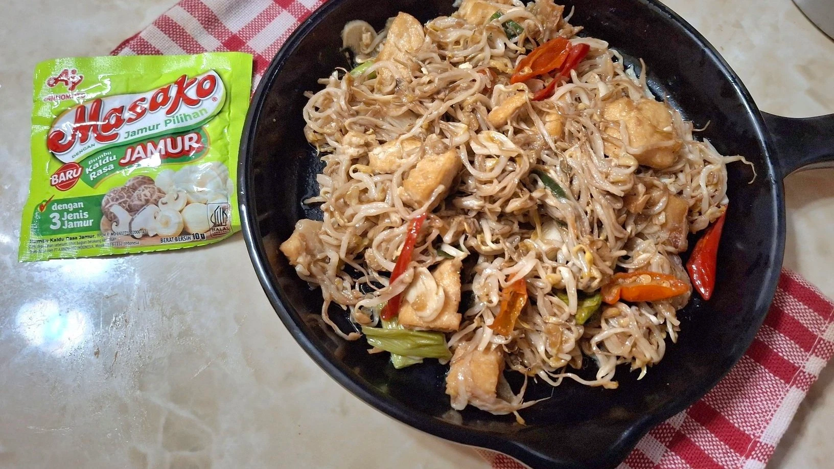Tauge Tahu Bumbu Pedas