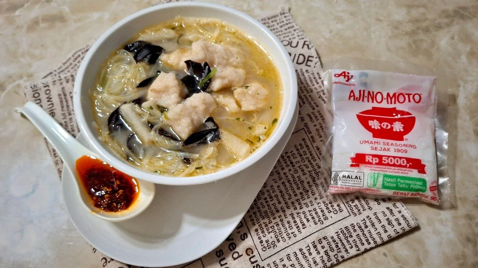 Tekwan Gurih  ala Ajinomoto