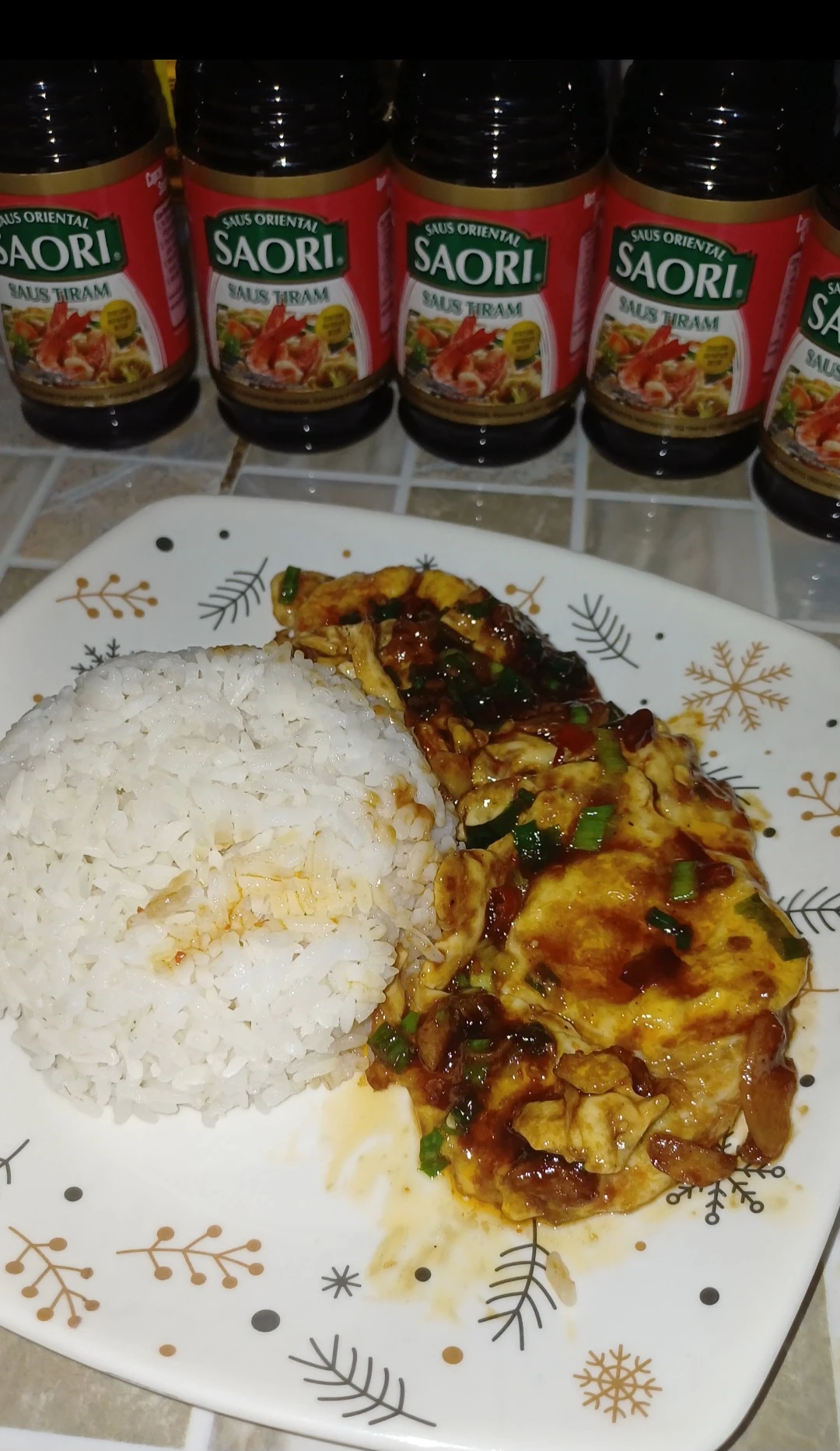 Telor Ceplok Saus Tiram