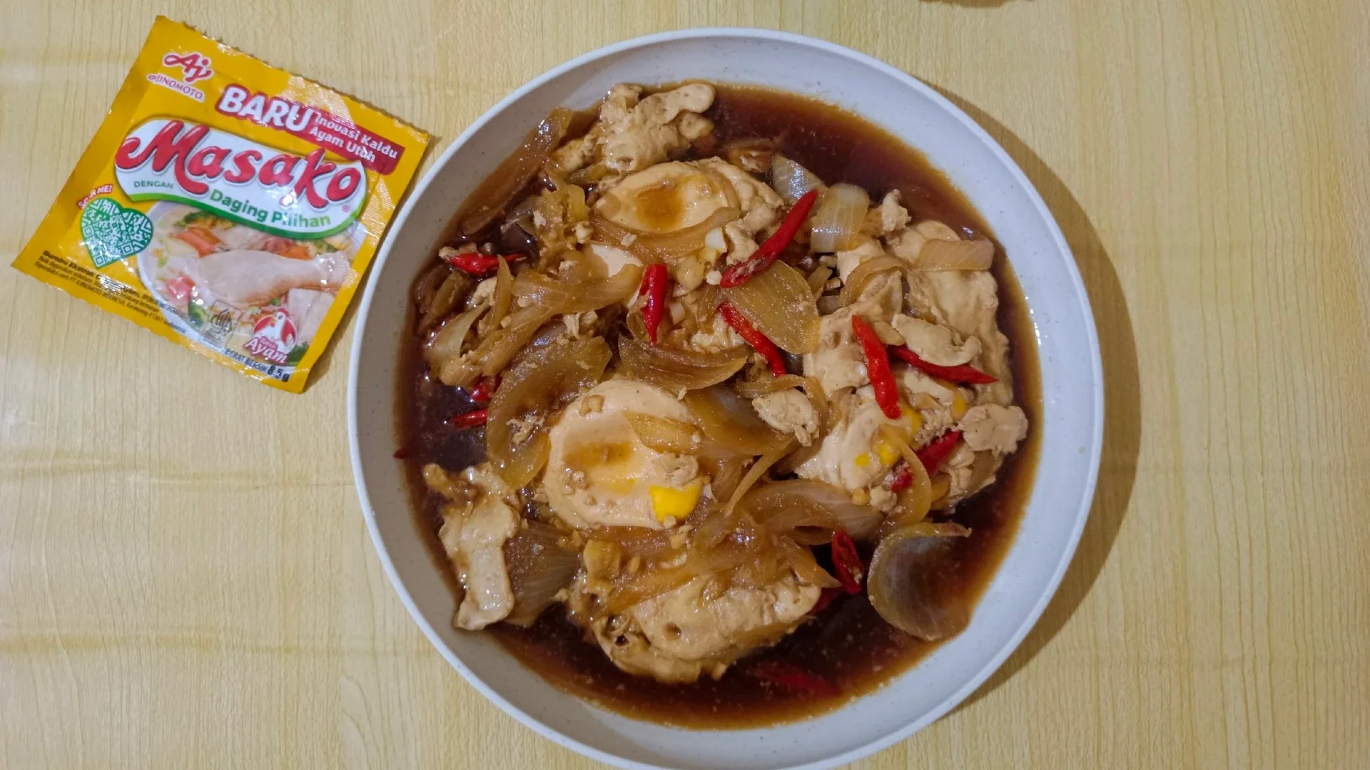 Telur Ceplok Masak Kecap
