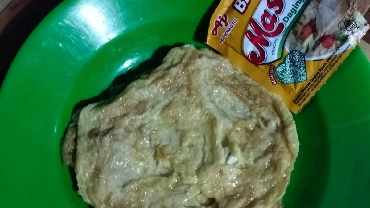 telur dadar 