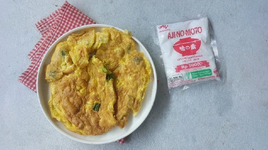 Telur dadar ala Ajinomoto