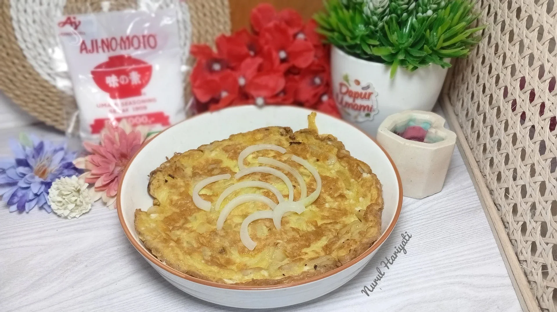 Telur Dadar Bawang Bombay