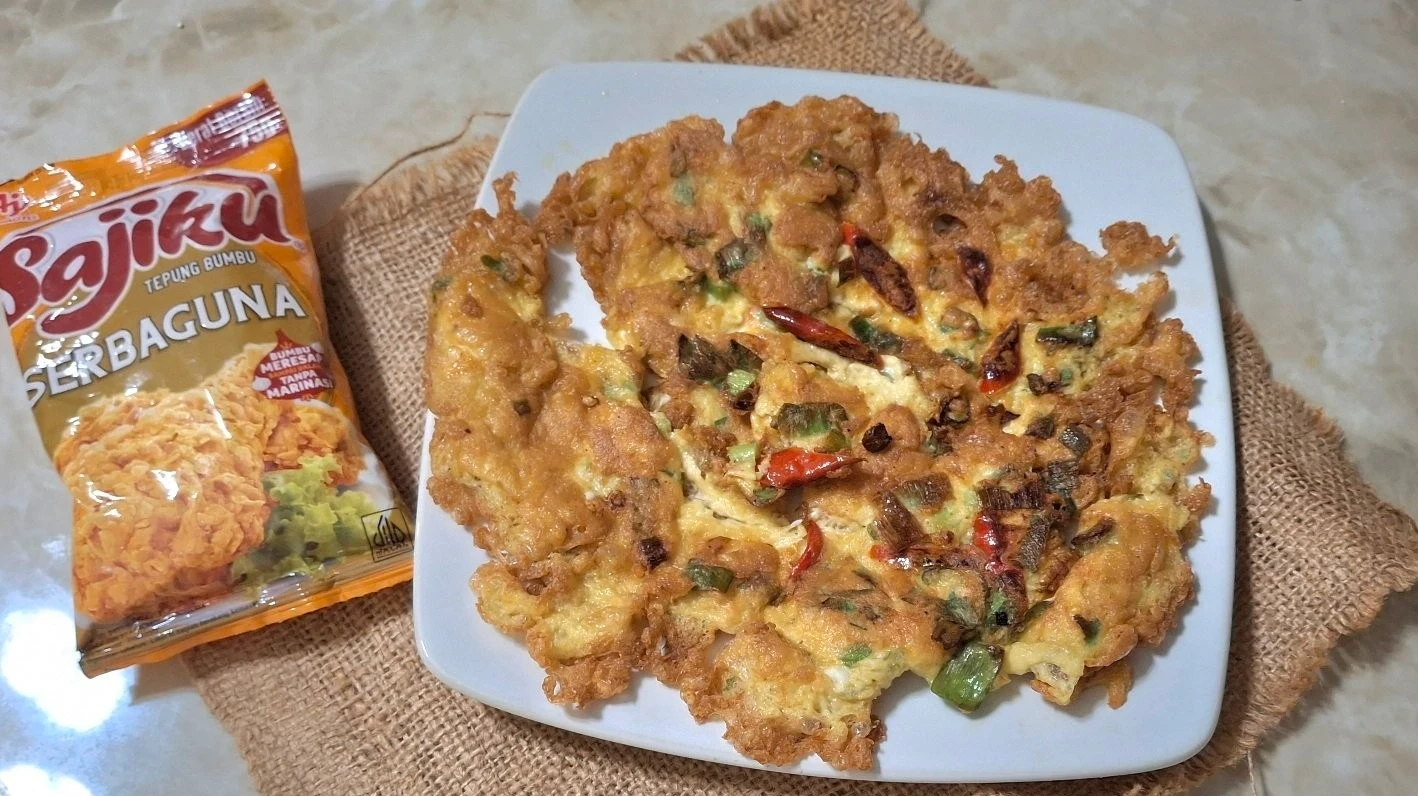 Telur Dadar Crispy ala Sajiku