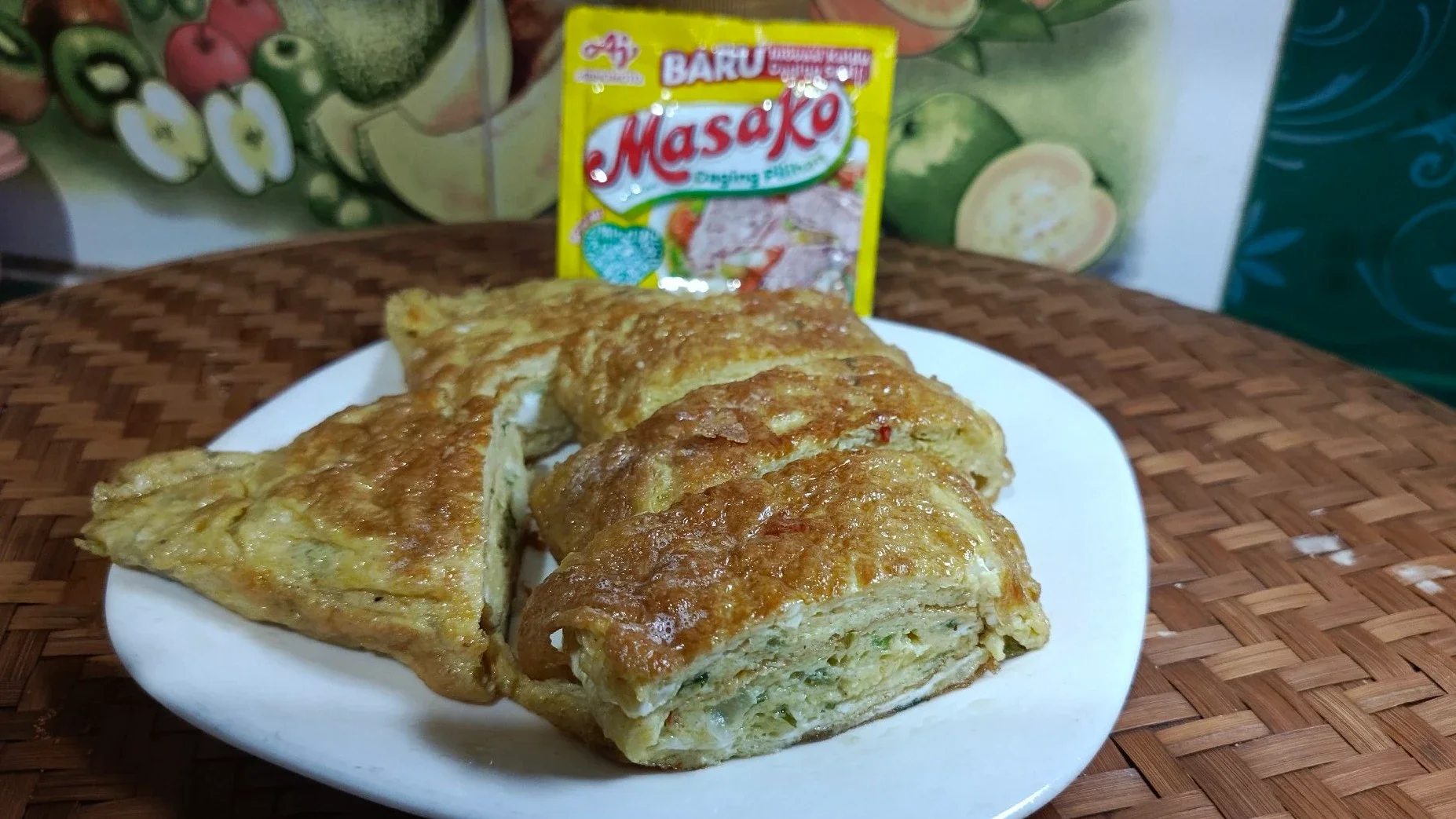 Telur Dadar Daun Seledri