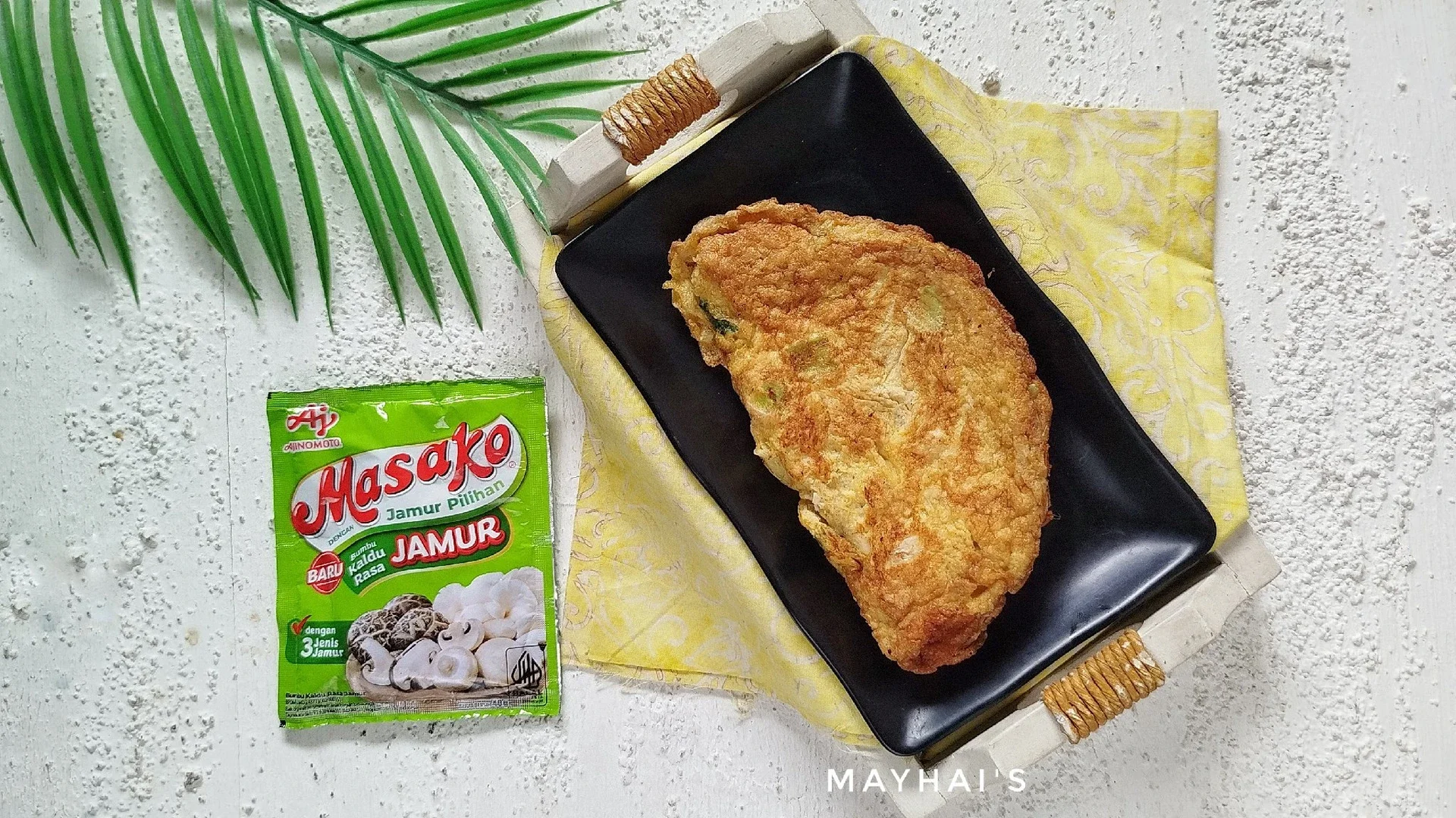 Telur Dadar Kelapa ala Masako Jamur 