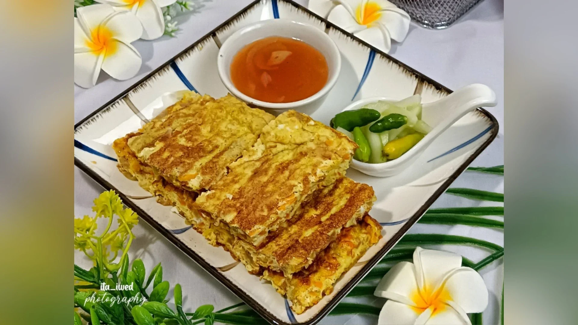 Telur Dadar kuah asam manis