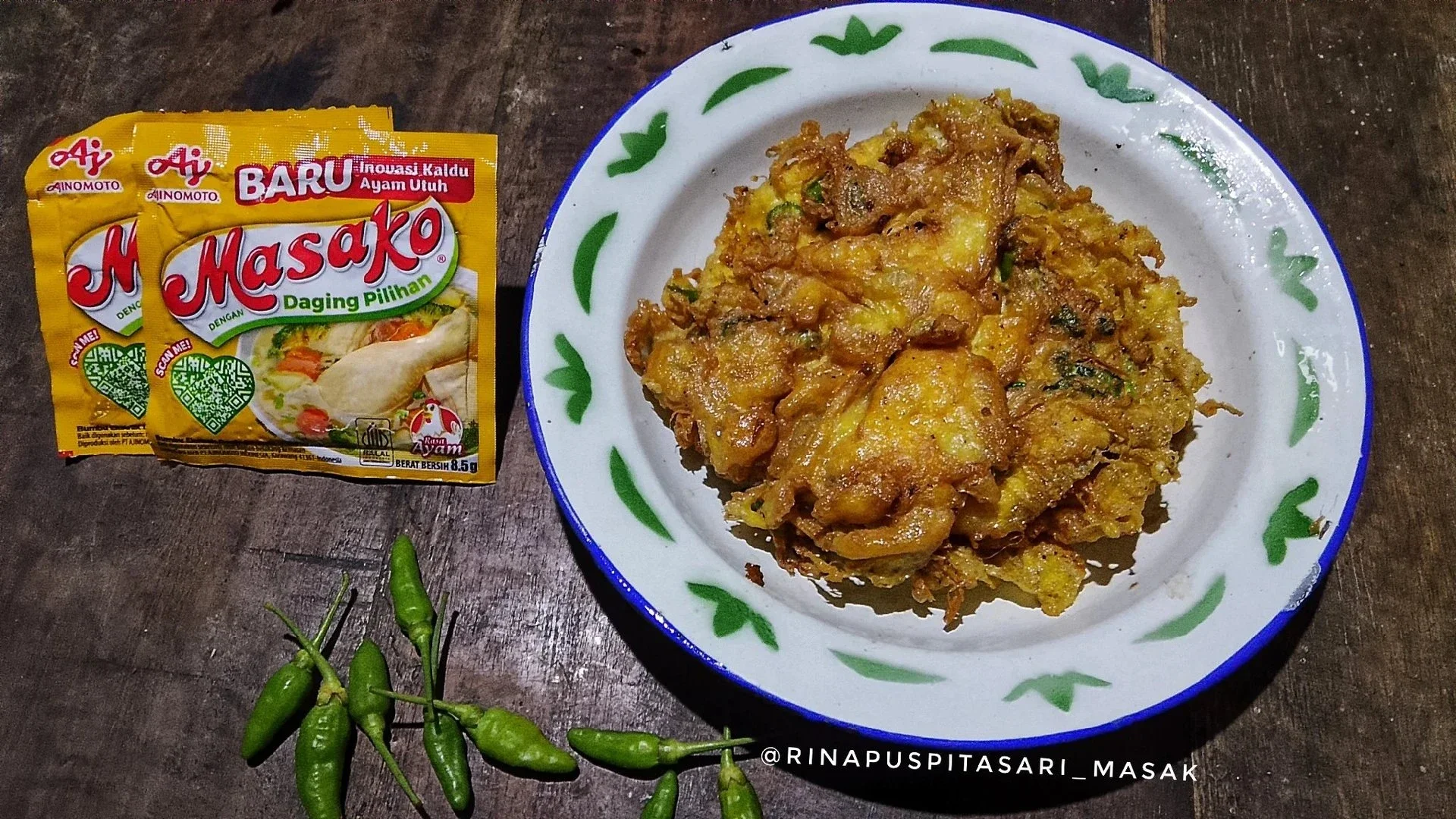 Telur Dadar Lombok Belis Ijo ala Masako®