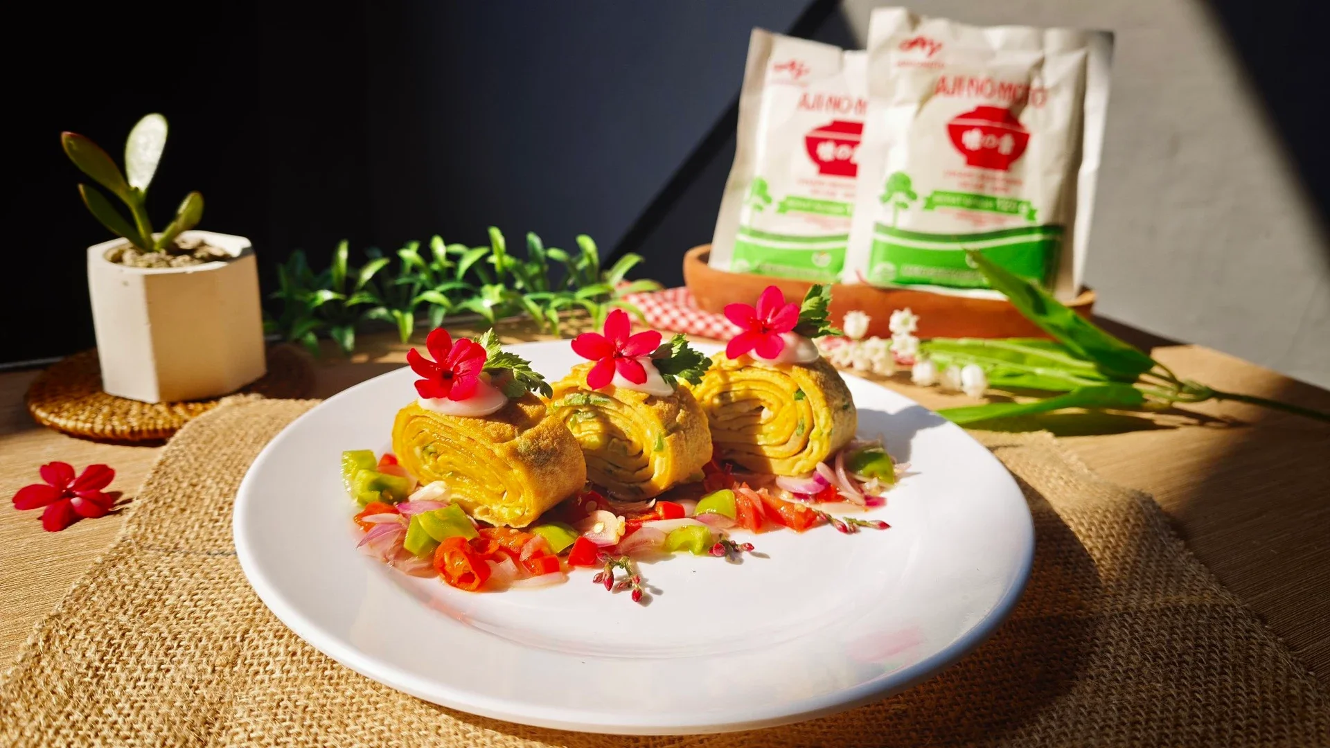 Telur Dadar Sambal Dabu-Dabu