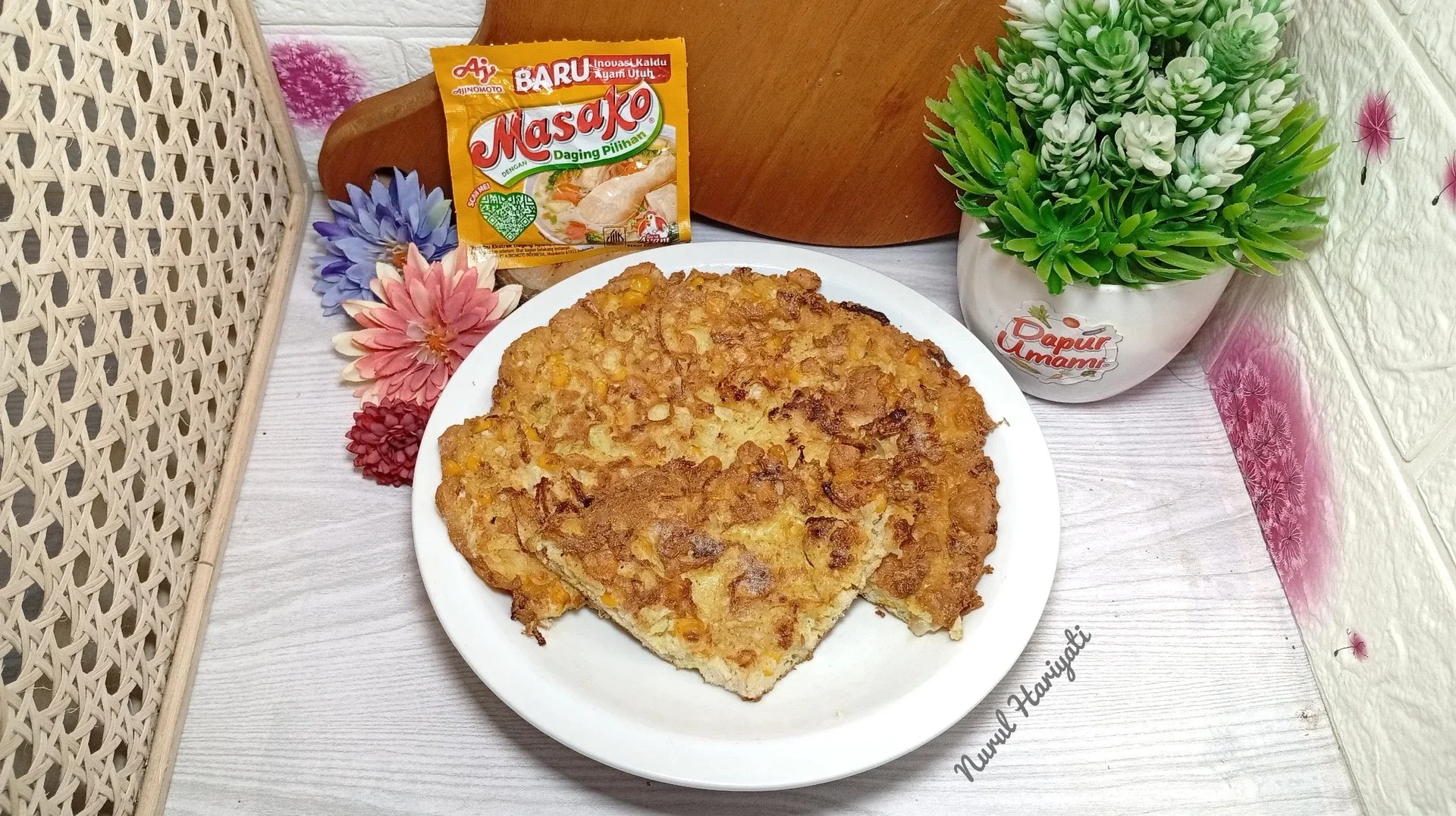 Telur Dadar Tahu Jagung