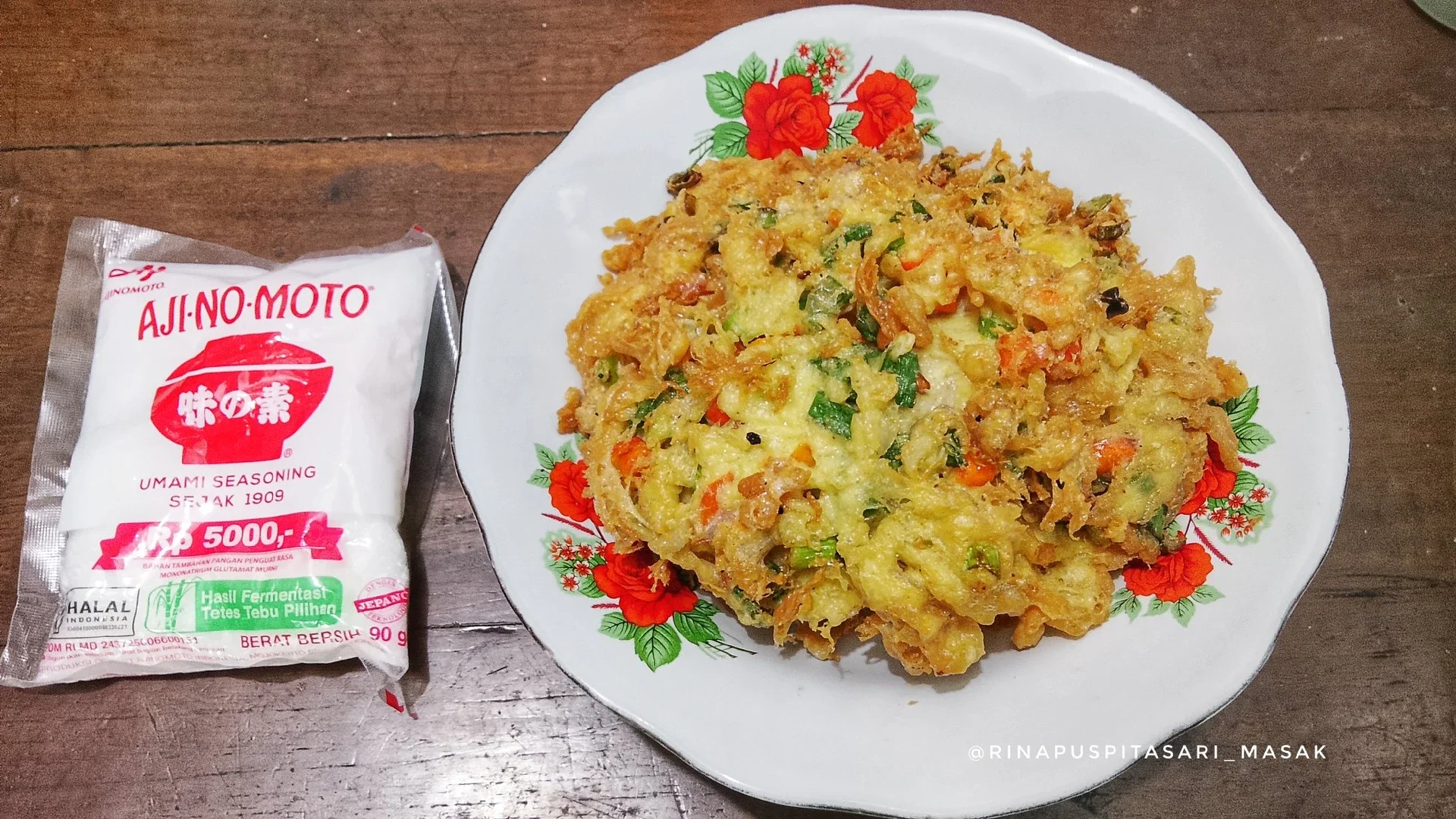 Telur Dadar Tepung Pedas Rawit ala AJI-NO-MOTO®