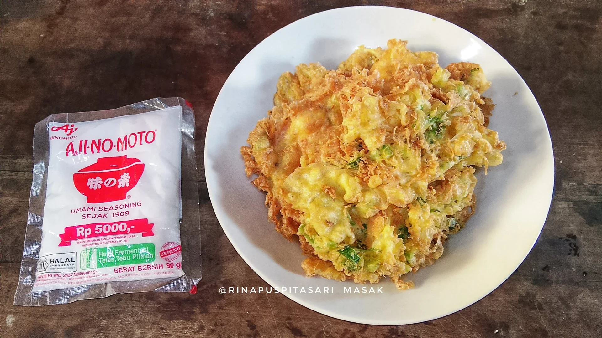 Telur Goreng Tepung Loncang Berenda ala AJI-NO-MOTO®