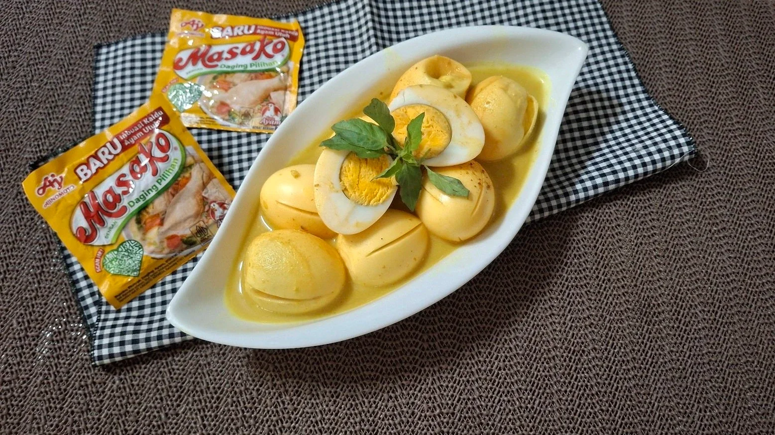Telur Opor Kuning ala Masako