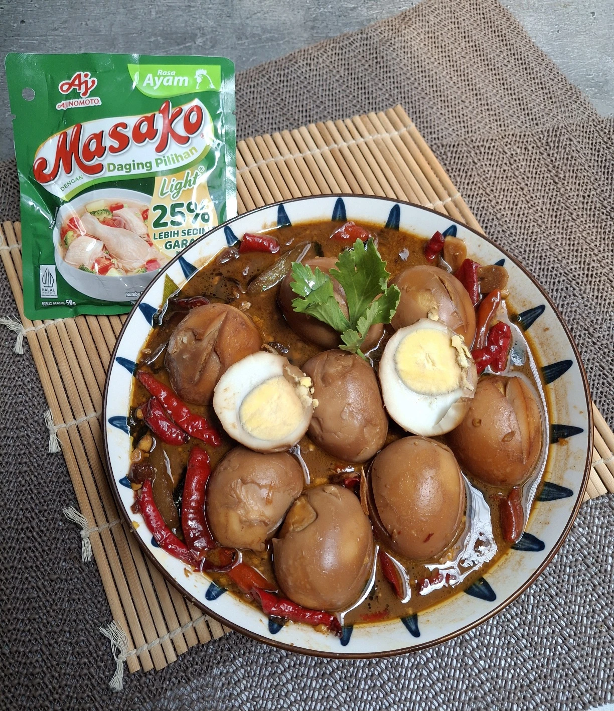 Telur Pindang Pedas
