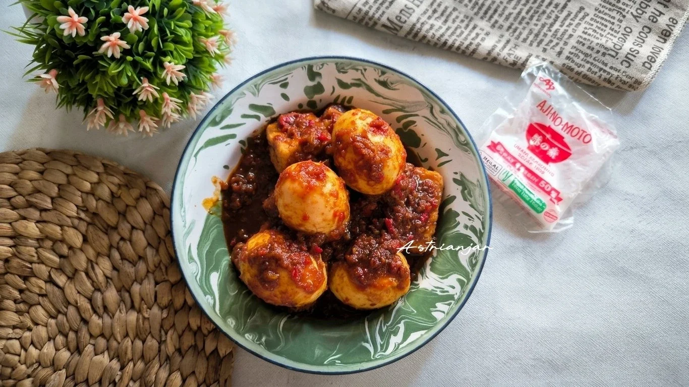 Telur Tahu Bumbu Bali