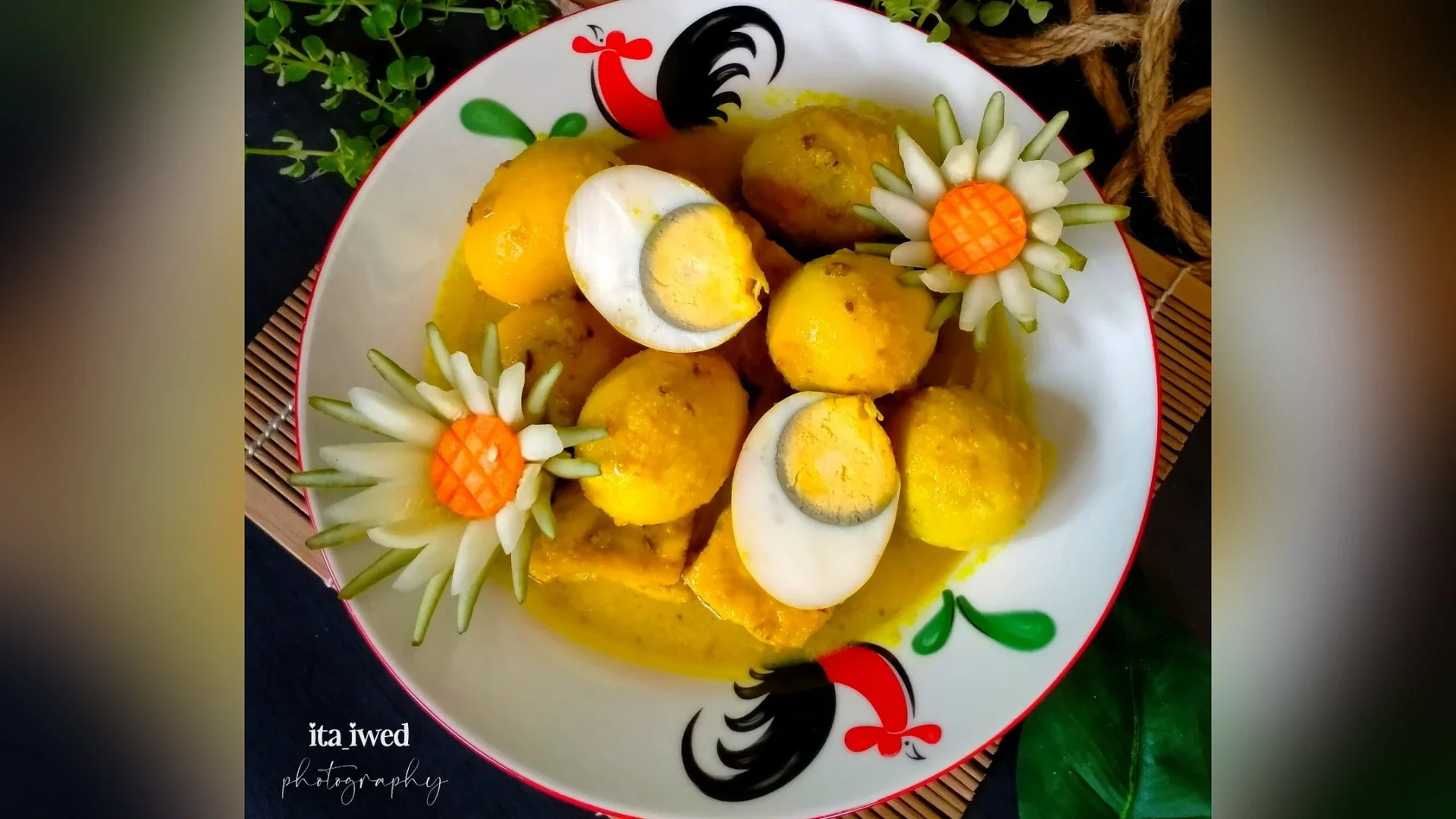 Telur Tahu Bumbu Kuning ala masako