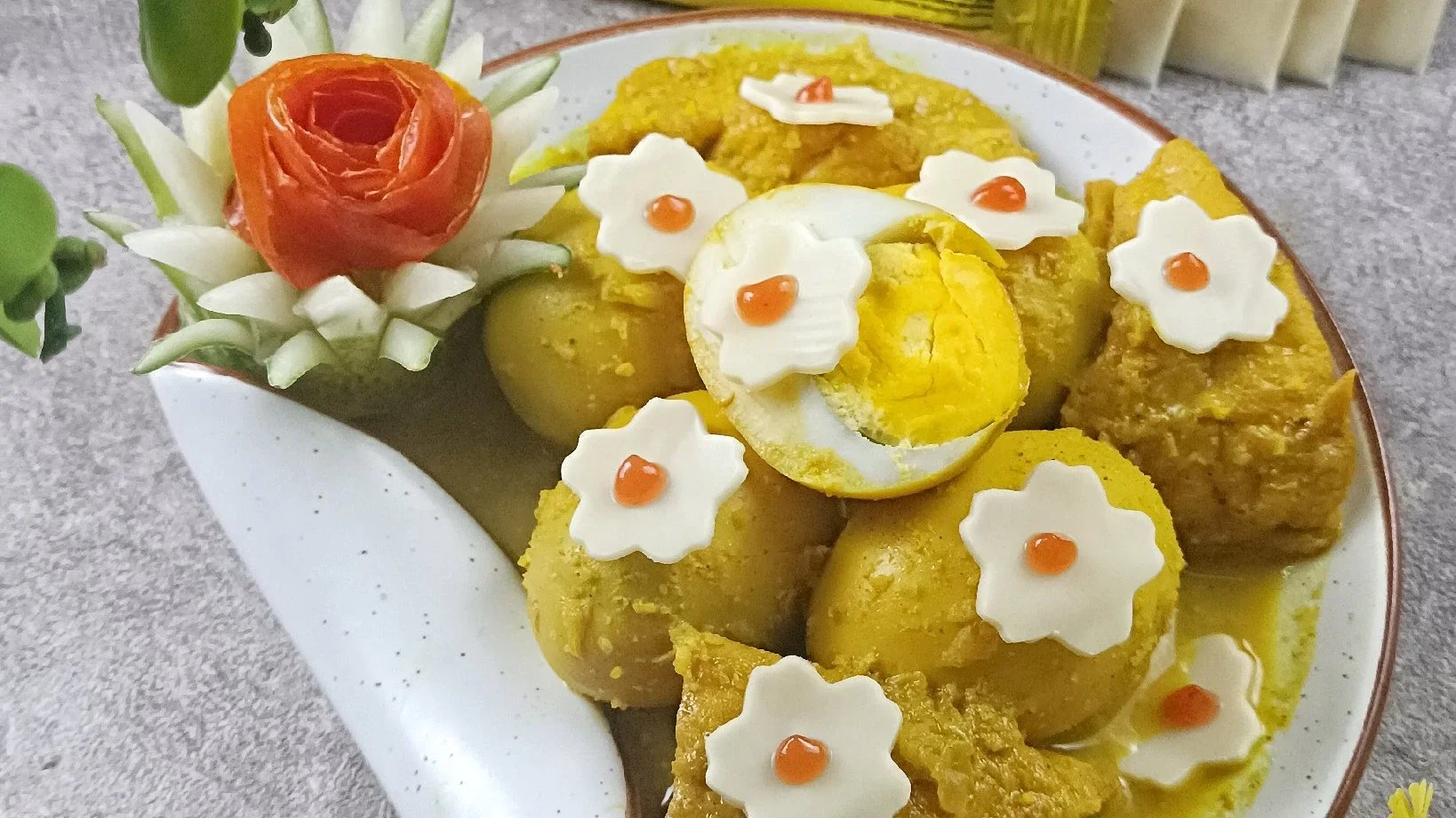 Telur Tahu Toping Keju