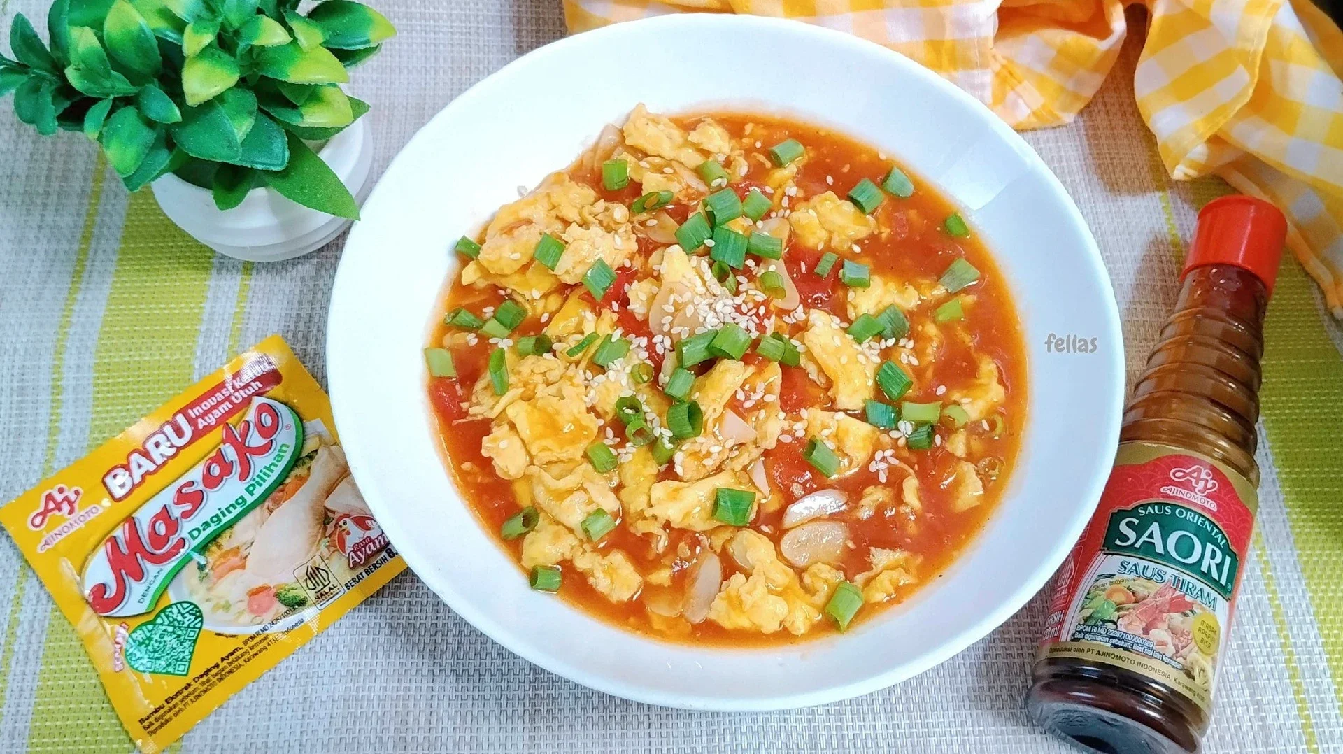 Telur Tomat MaSaori Spesial Untuk Keluarga (#MasakanPenuhCinta)