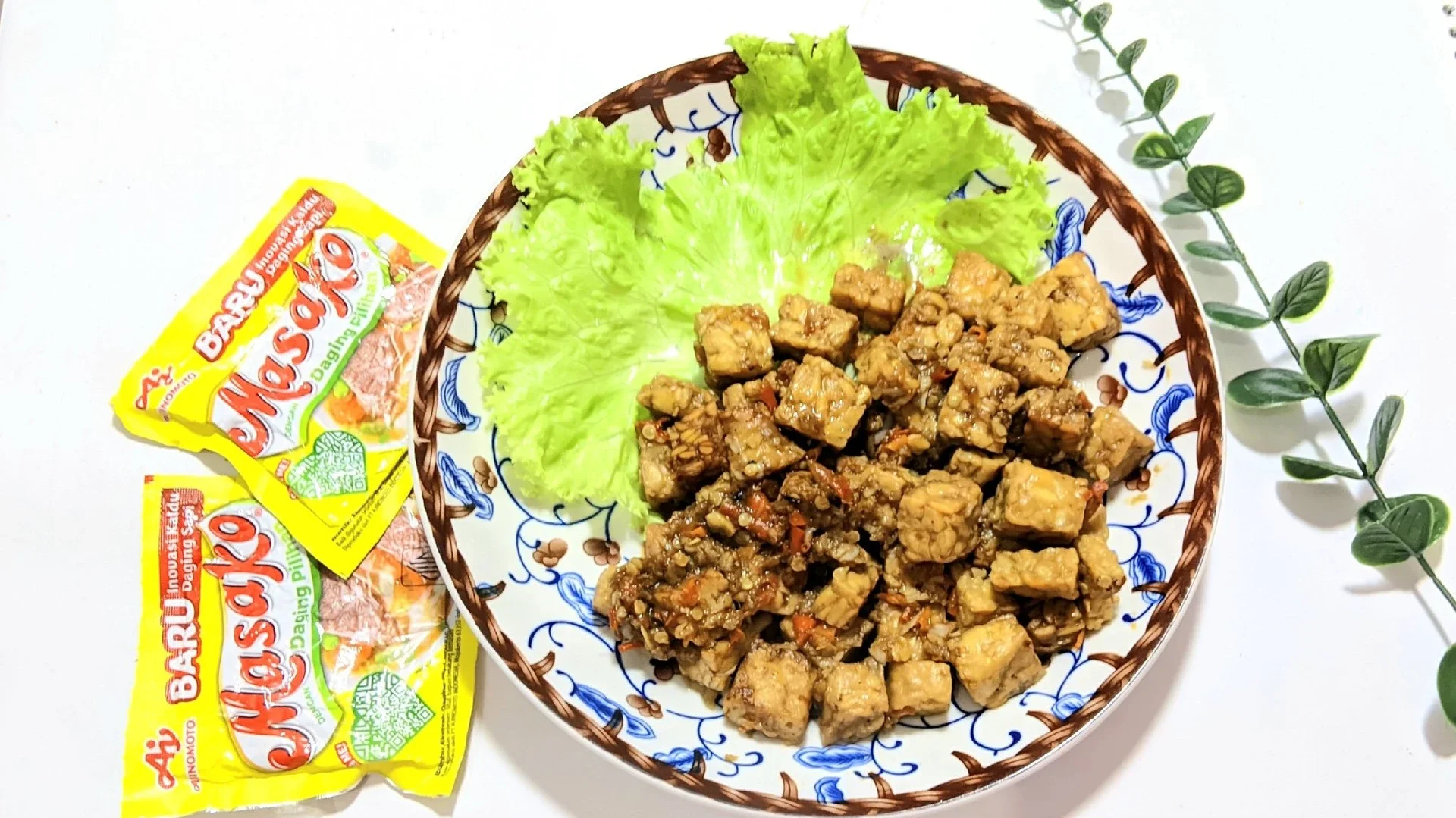 Tempe Pedas Daun Jeruk