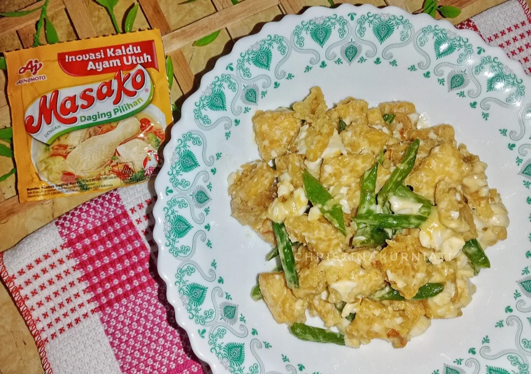Tempe Buncis Telur Asin #MasakanPenuhCinta