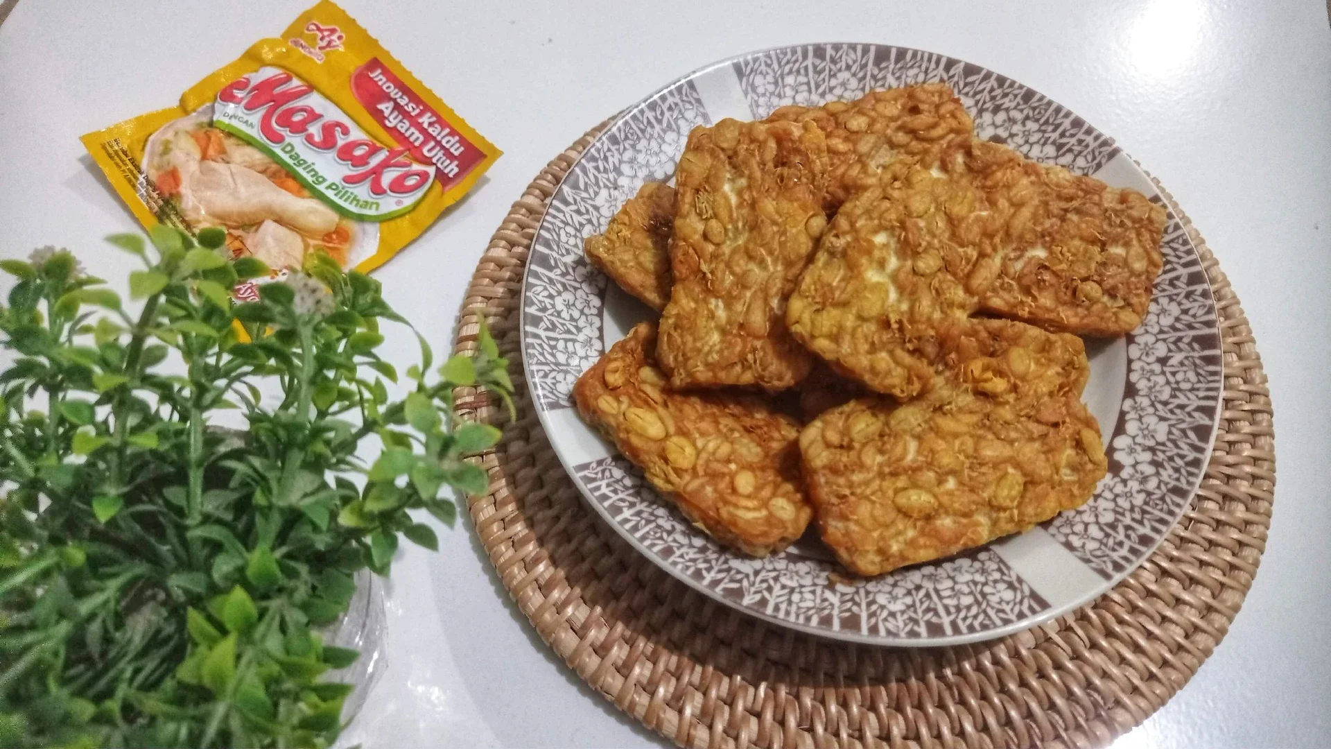 Tempe goreng ala masako