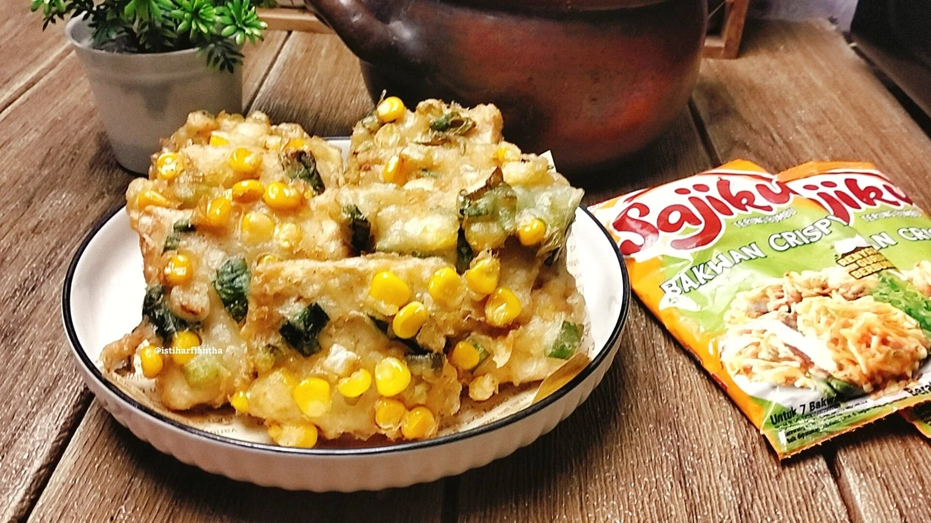 Tempe Goreng Bakwang Jagung ala SAJIKU® #SajikuLezatMeresapSampaiDalam