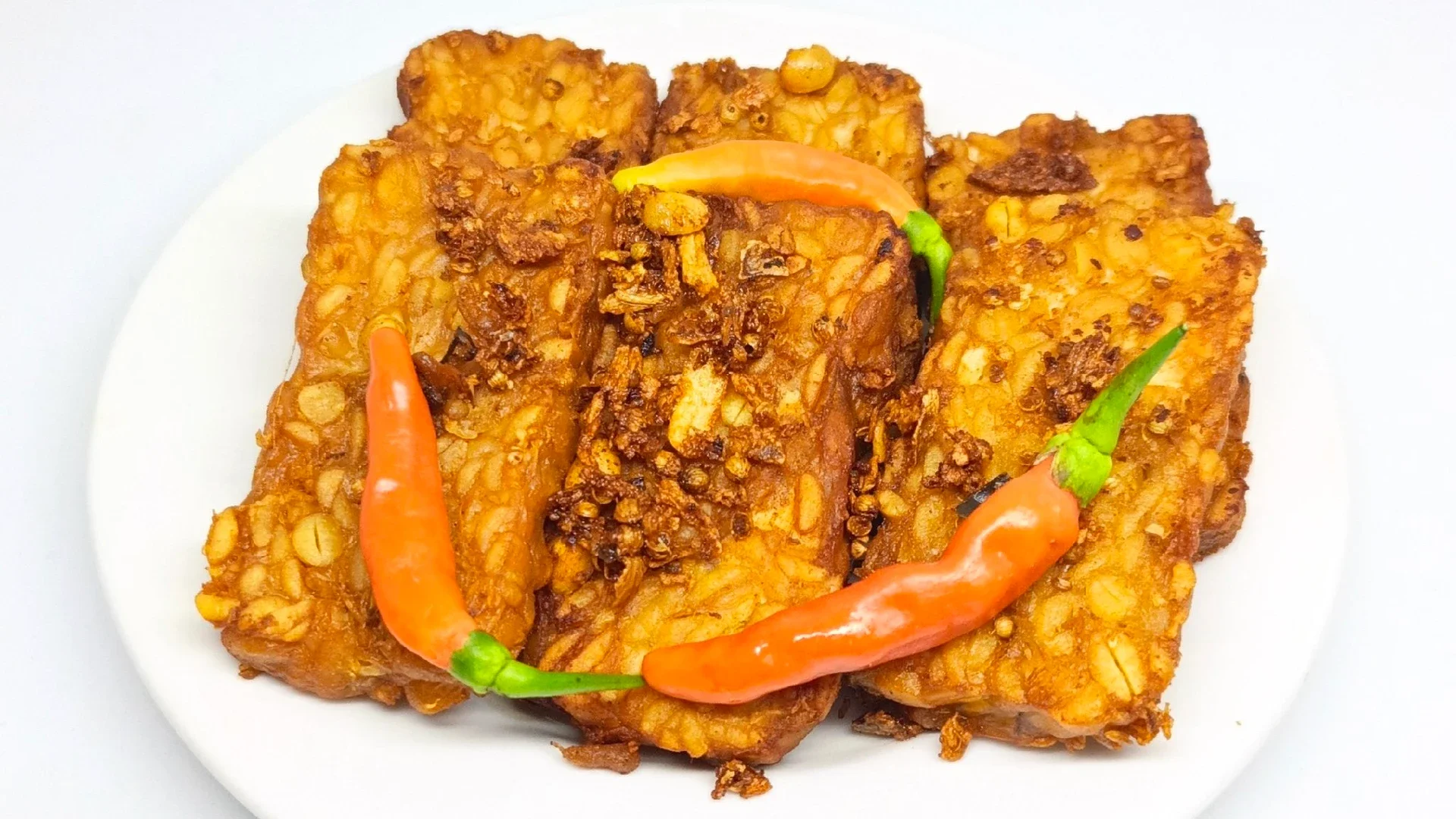 Tempe Goreng Ketumbar Krenyes