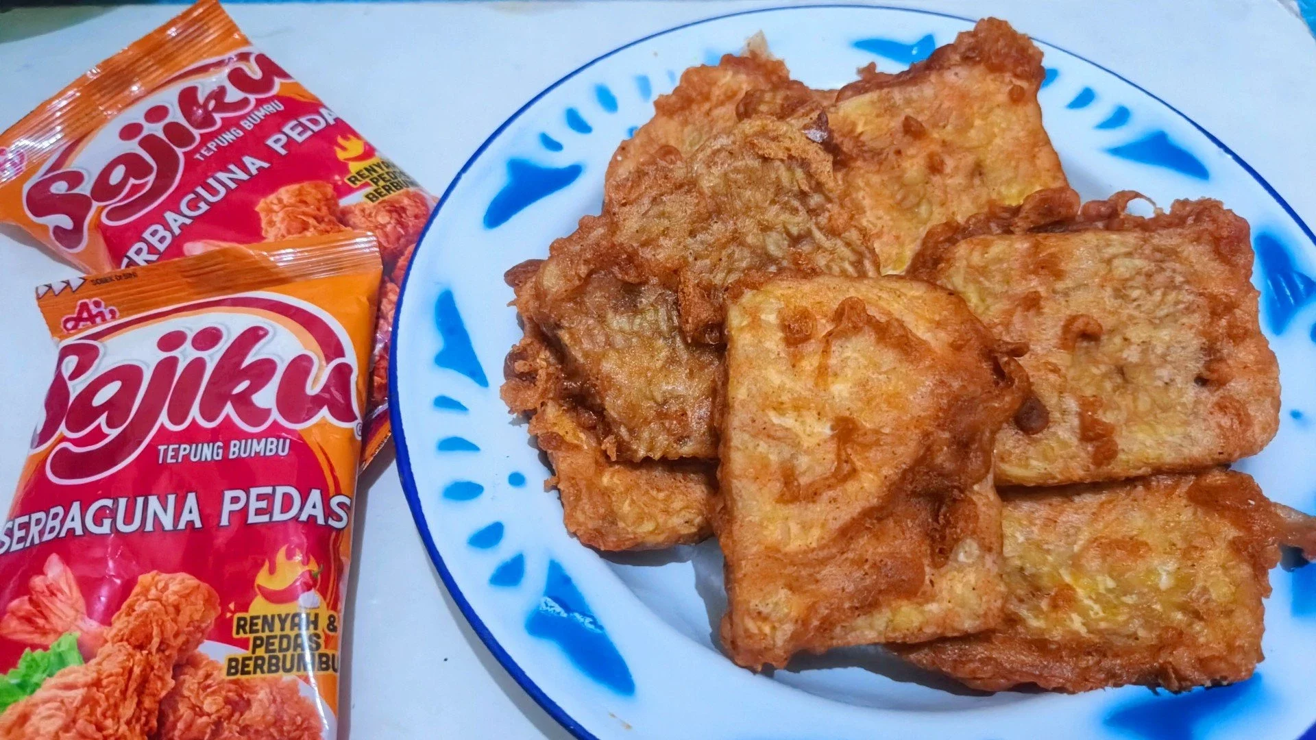 Tempe goreng sajiku pedas