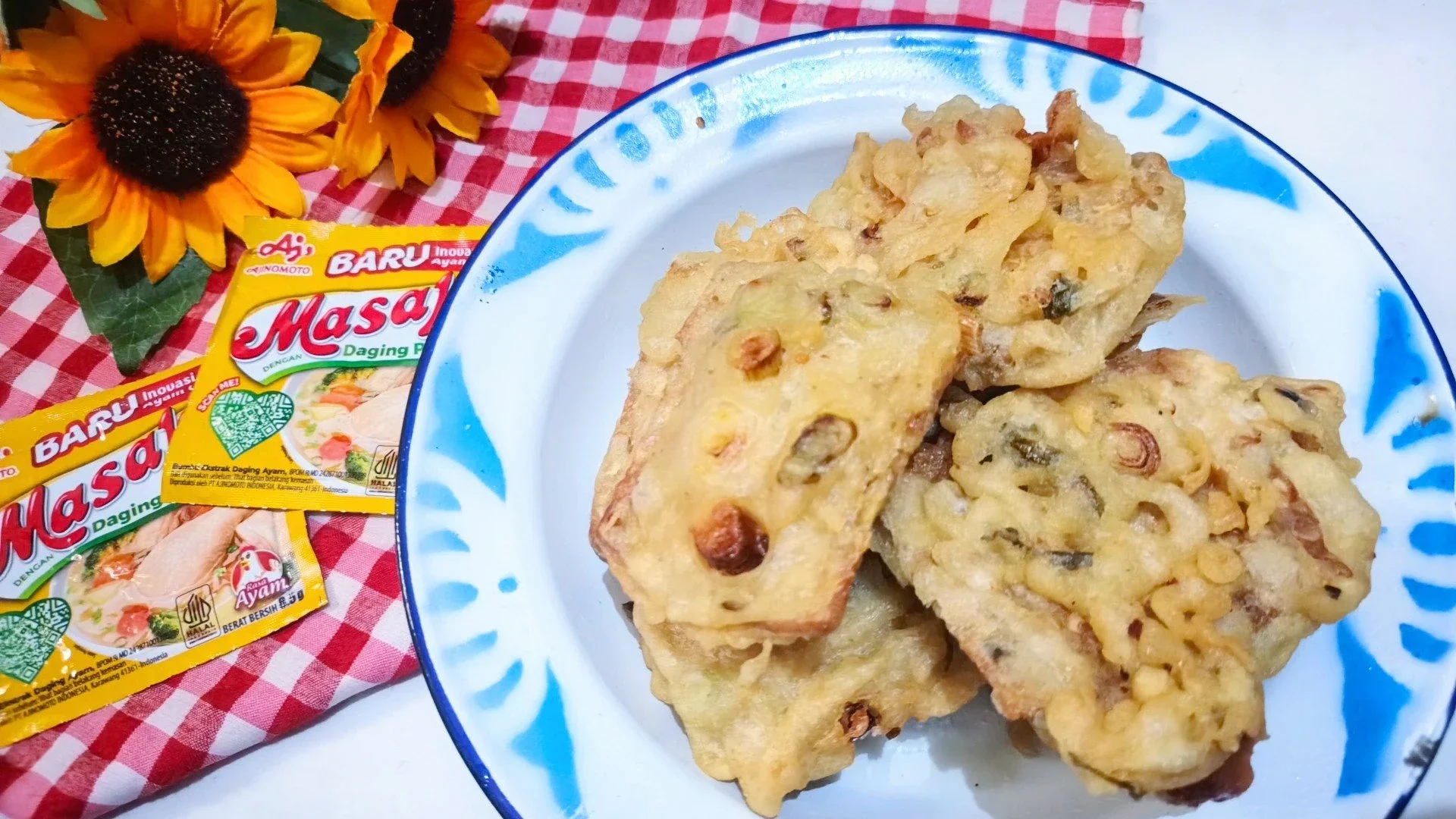 Tempe goreng selimut ala masako