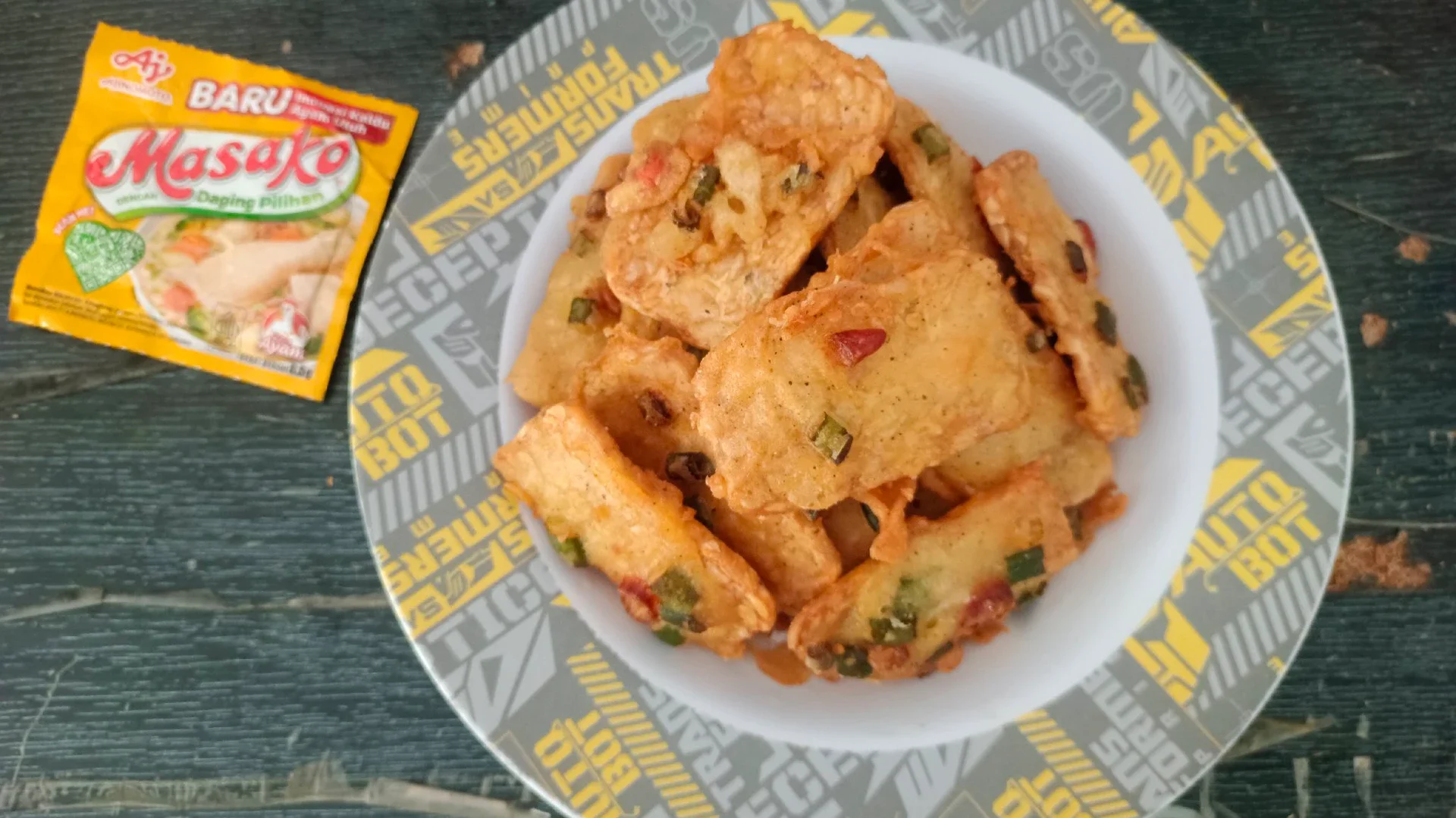 Tempe Goreng Tepung Pedas