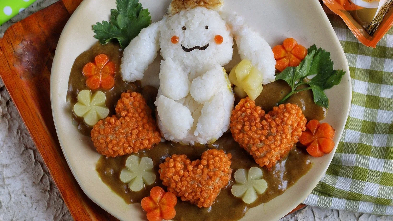 Tempe Katsu Curry Rice