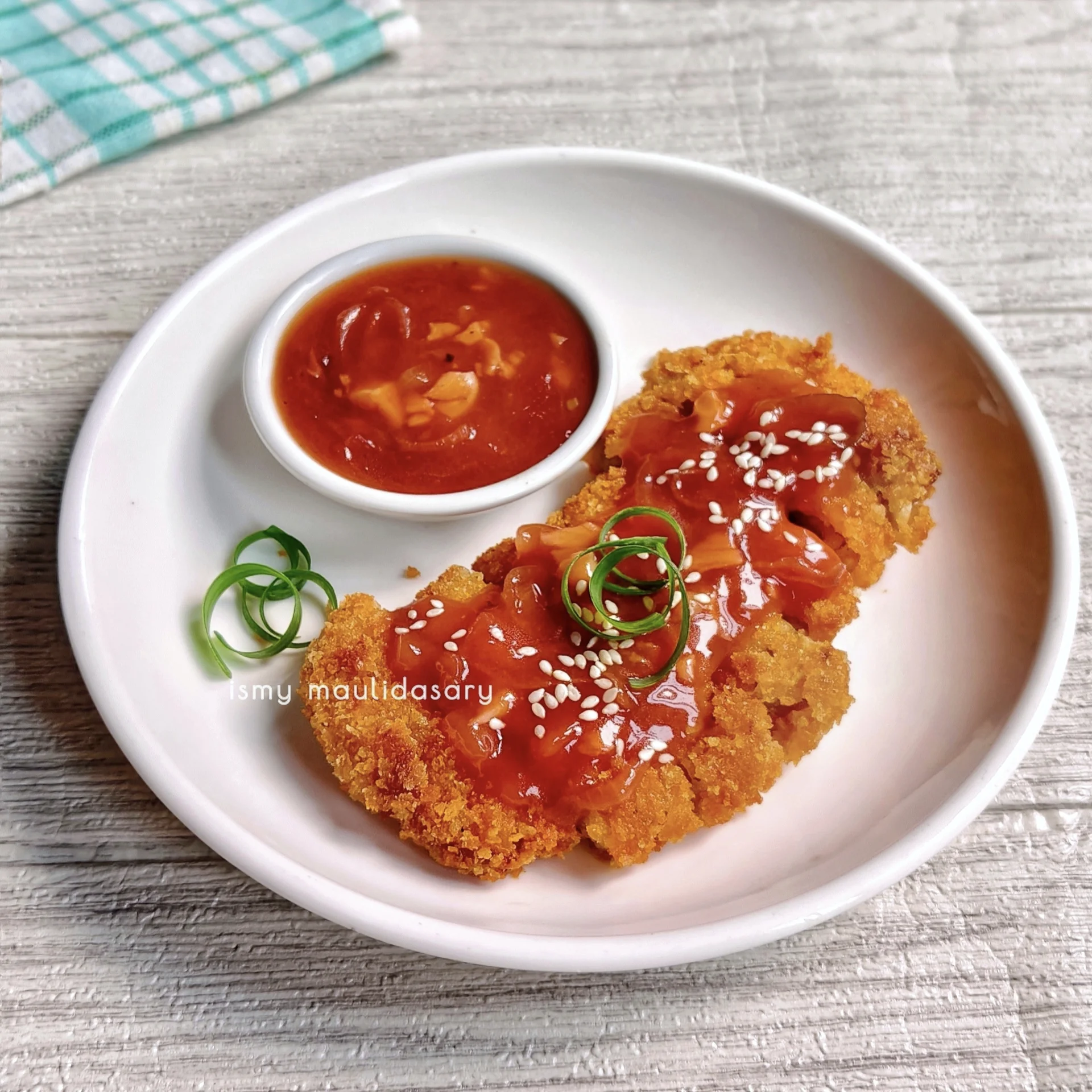 Tempe Katsu Saus Asam Manis
