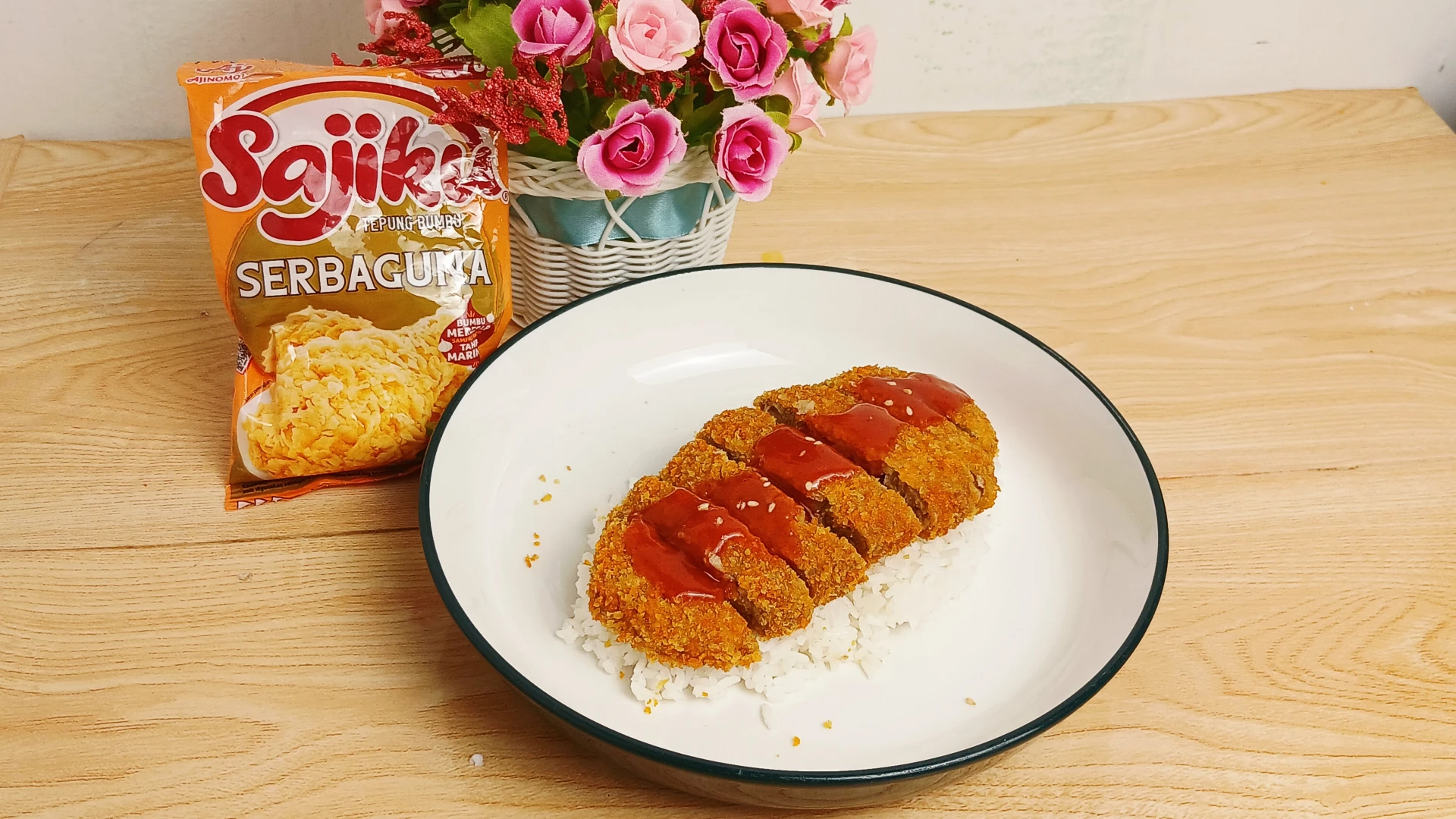 Tempe katsu ala sajiku #seribukreasitempe