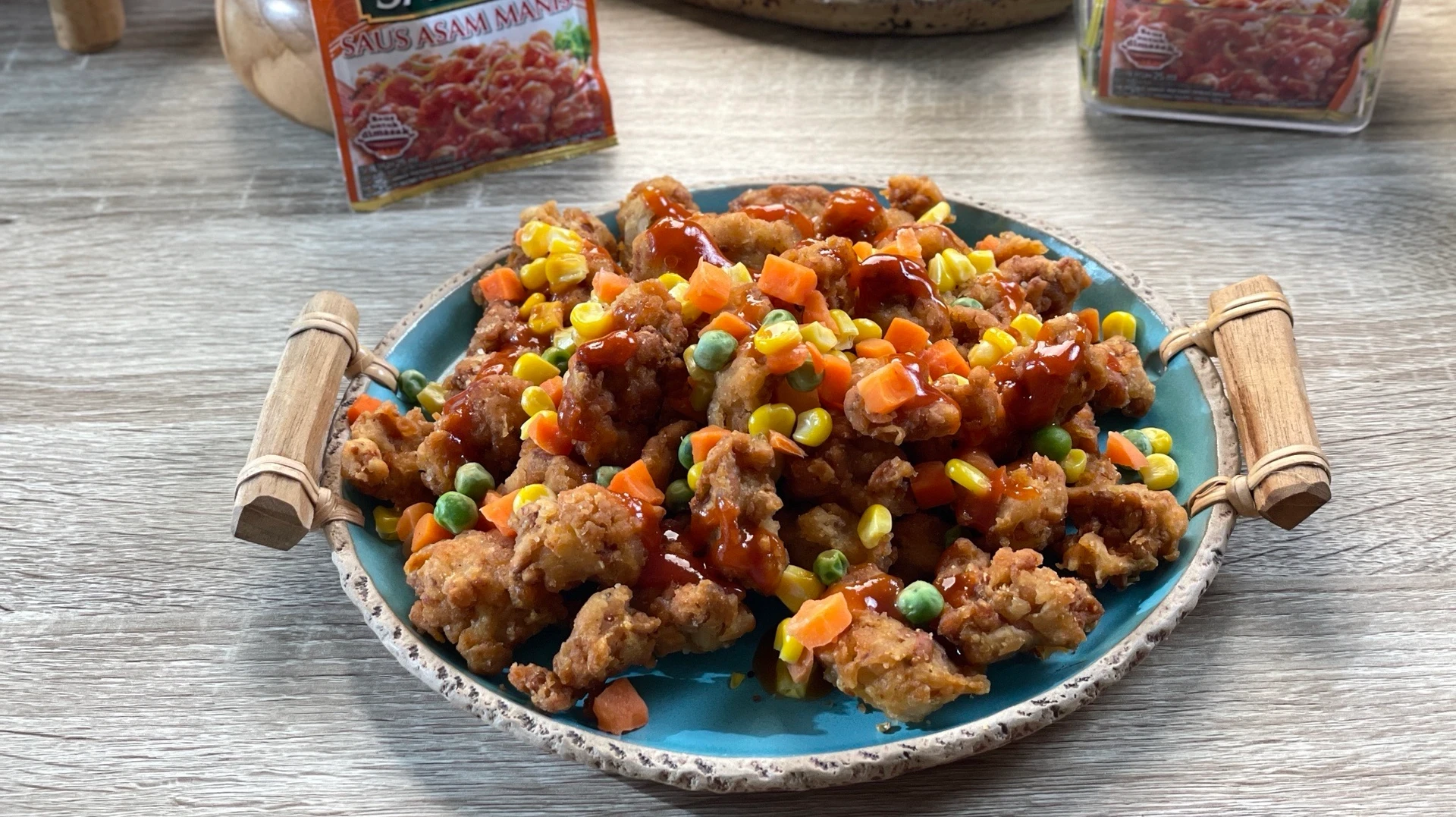 Tempe Krispi Saus Asam Manis