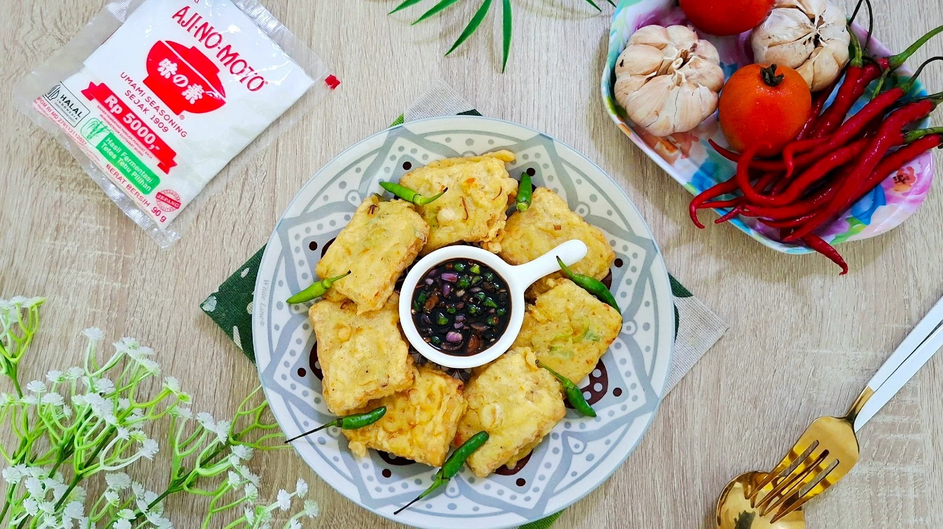 Tempe Mendoan ala Ajinomoto