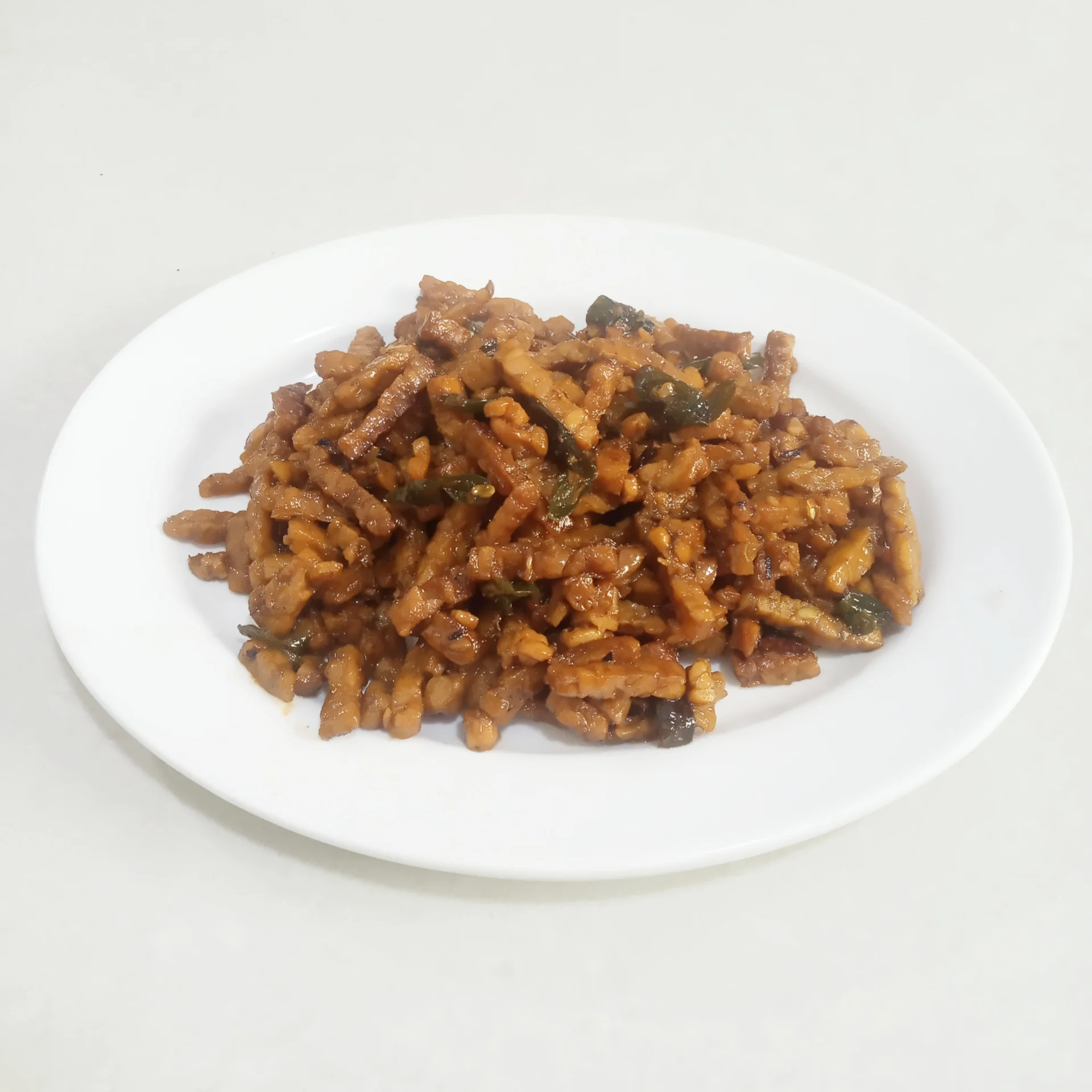 Tempe Orek Cabai Hijau