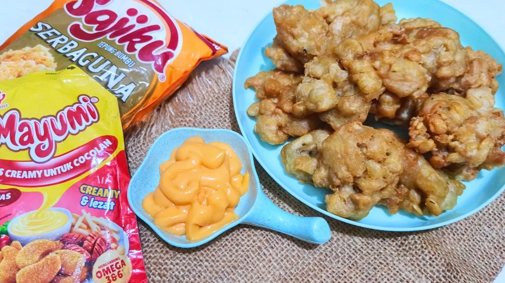 Tempe potek crispy sajiku cocol mayumi