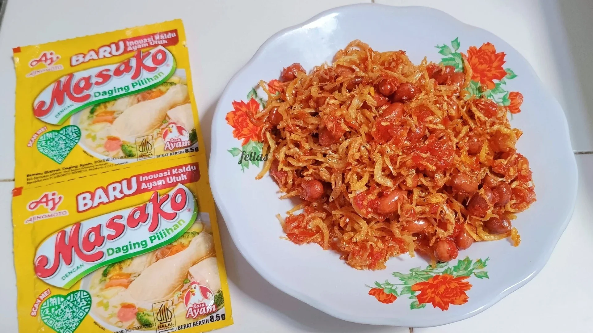 Teri Medan Kacang Tanah Sambal