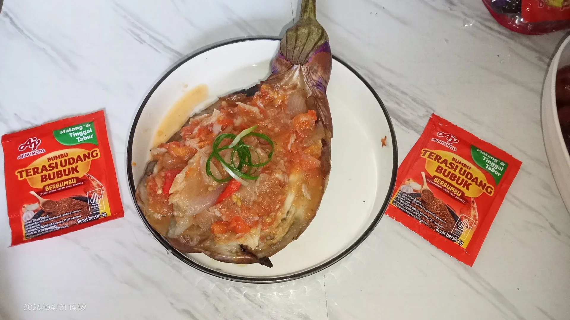 Terong Bakar Penyet 