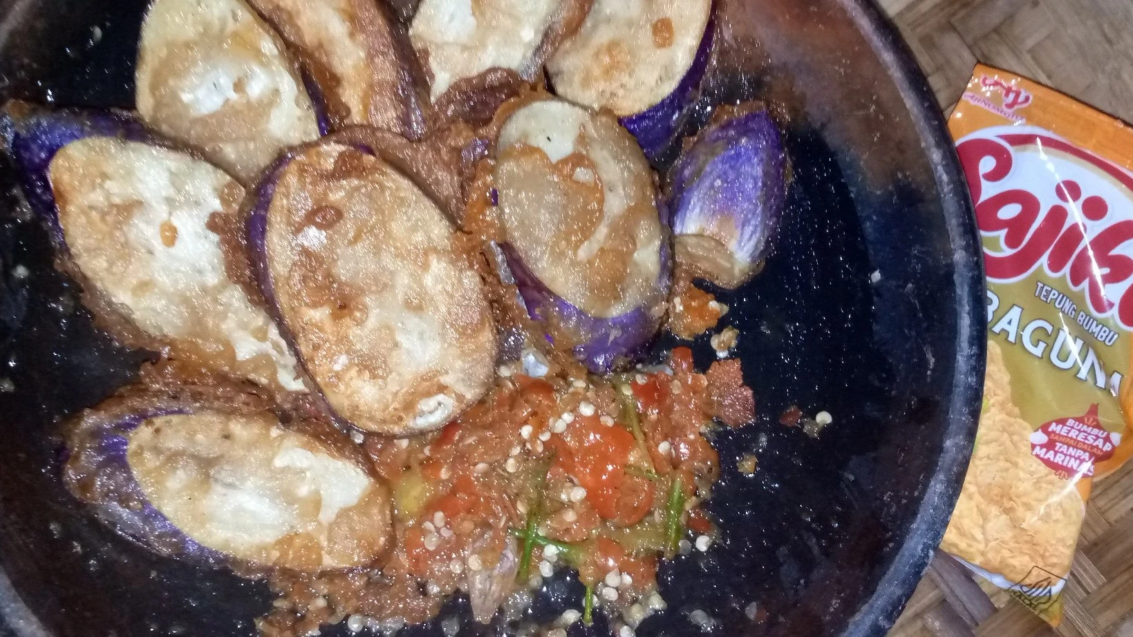 terong goreng sajiku sambal bawang