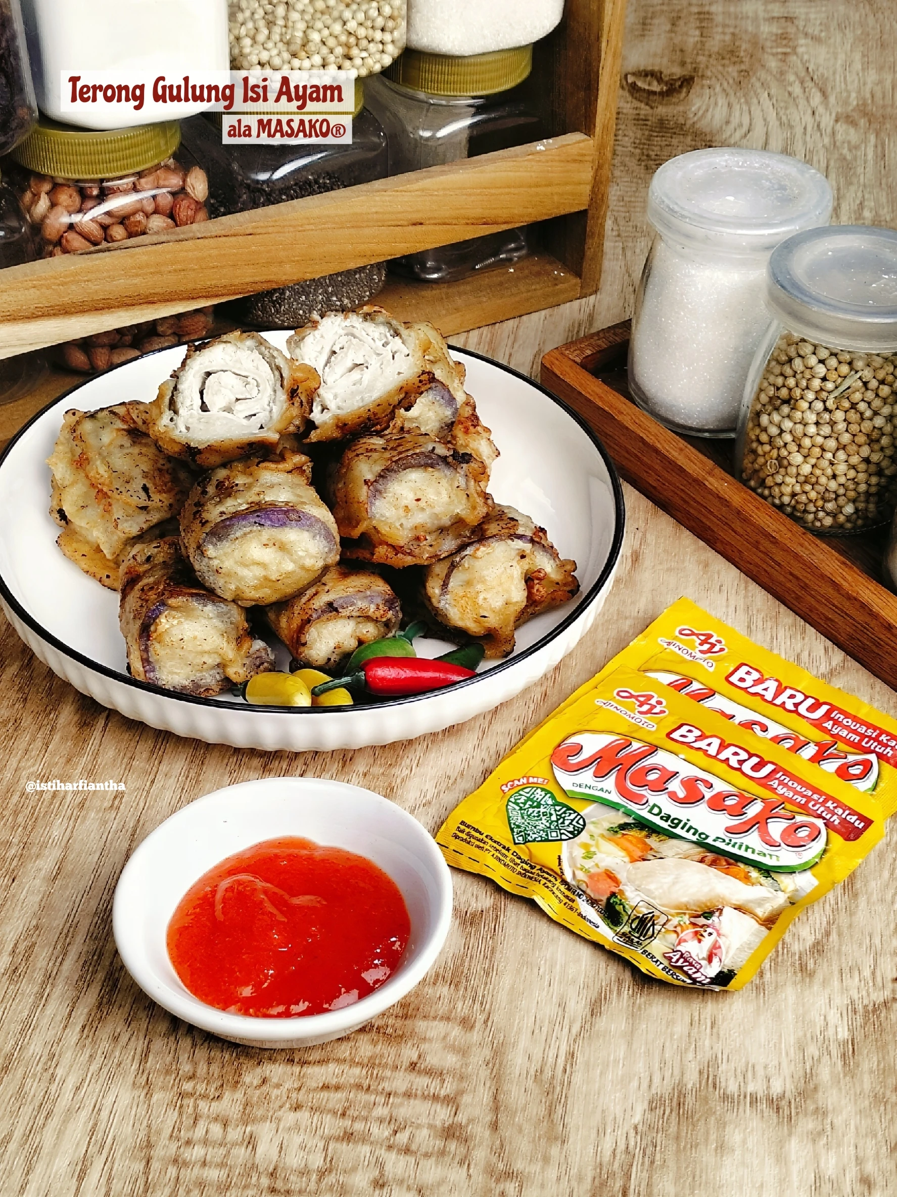 Terong Gulung Isi Ayam ala MASAKO®