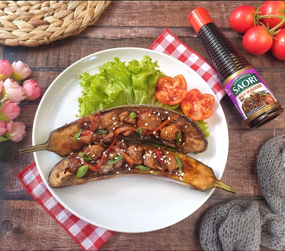 Terong Panggang Ayam Bulgogi