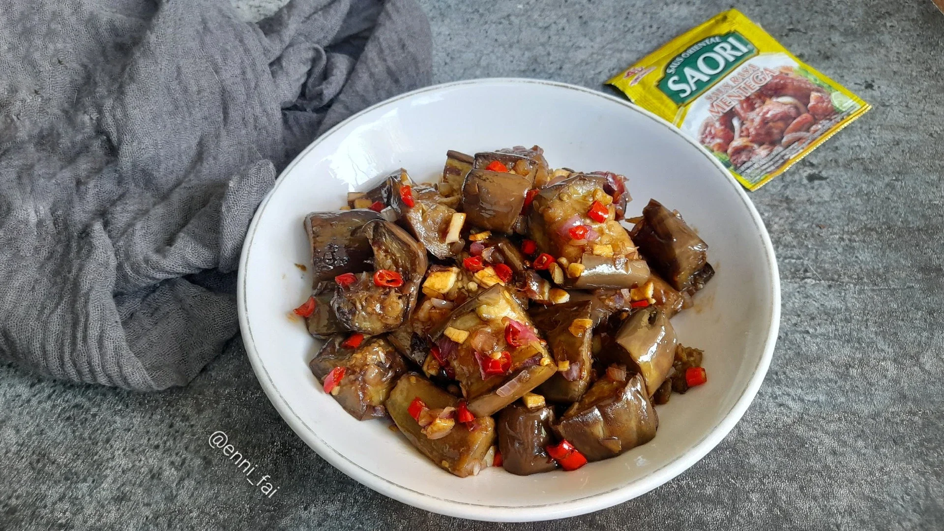 Terong Pedas Saus Mentega 