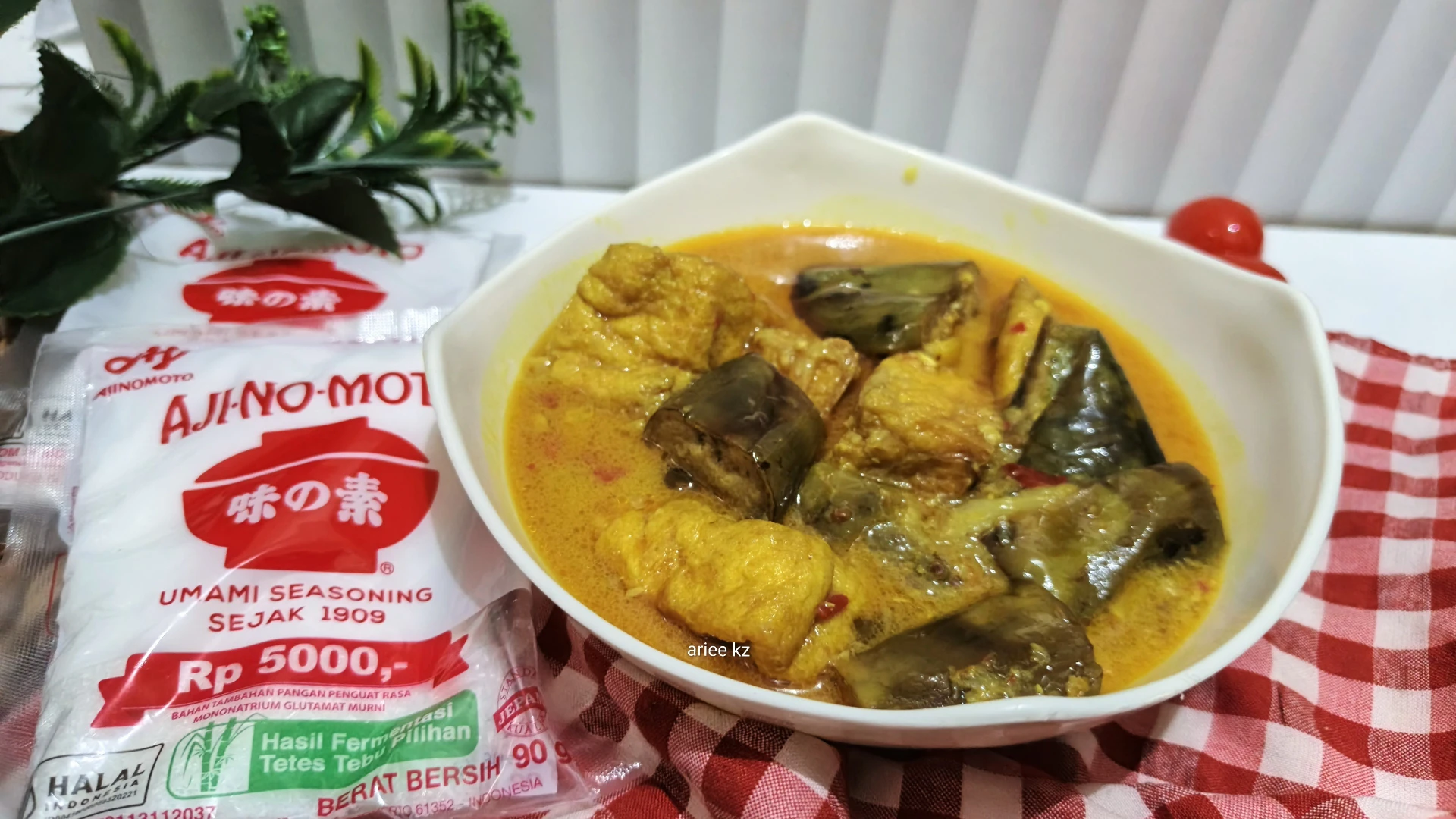 Terong Tahu santan kuning