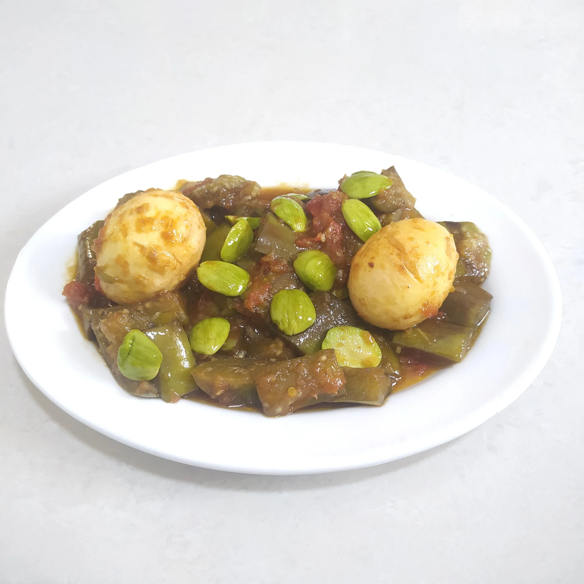 Terong Telur Pete Asam Pedas