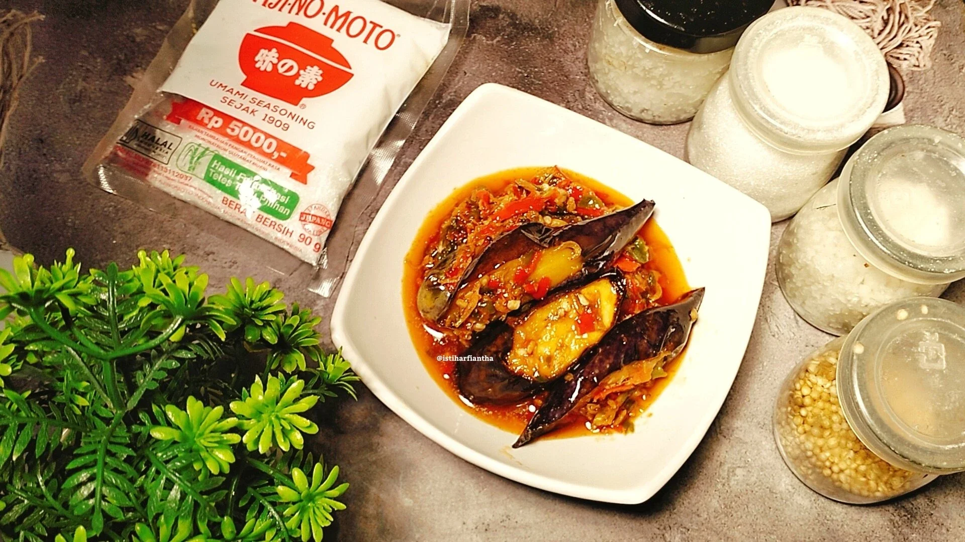 Terong Ungu Sambal Teri Medan ala AJI-NO-MOTO®